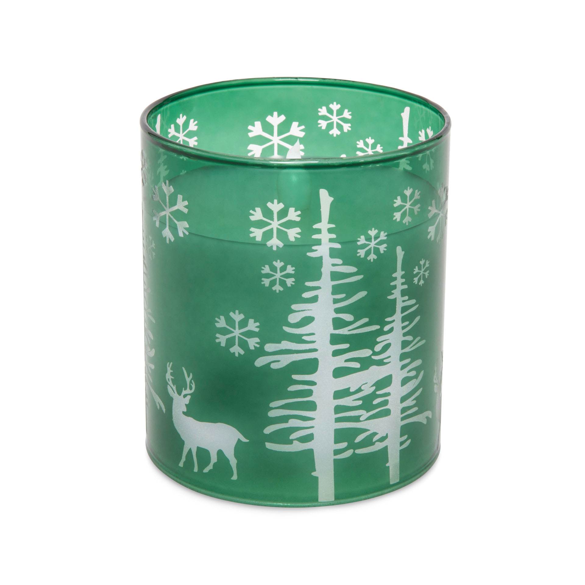 Candela Natalizia A Batterie 10 Cm, , large