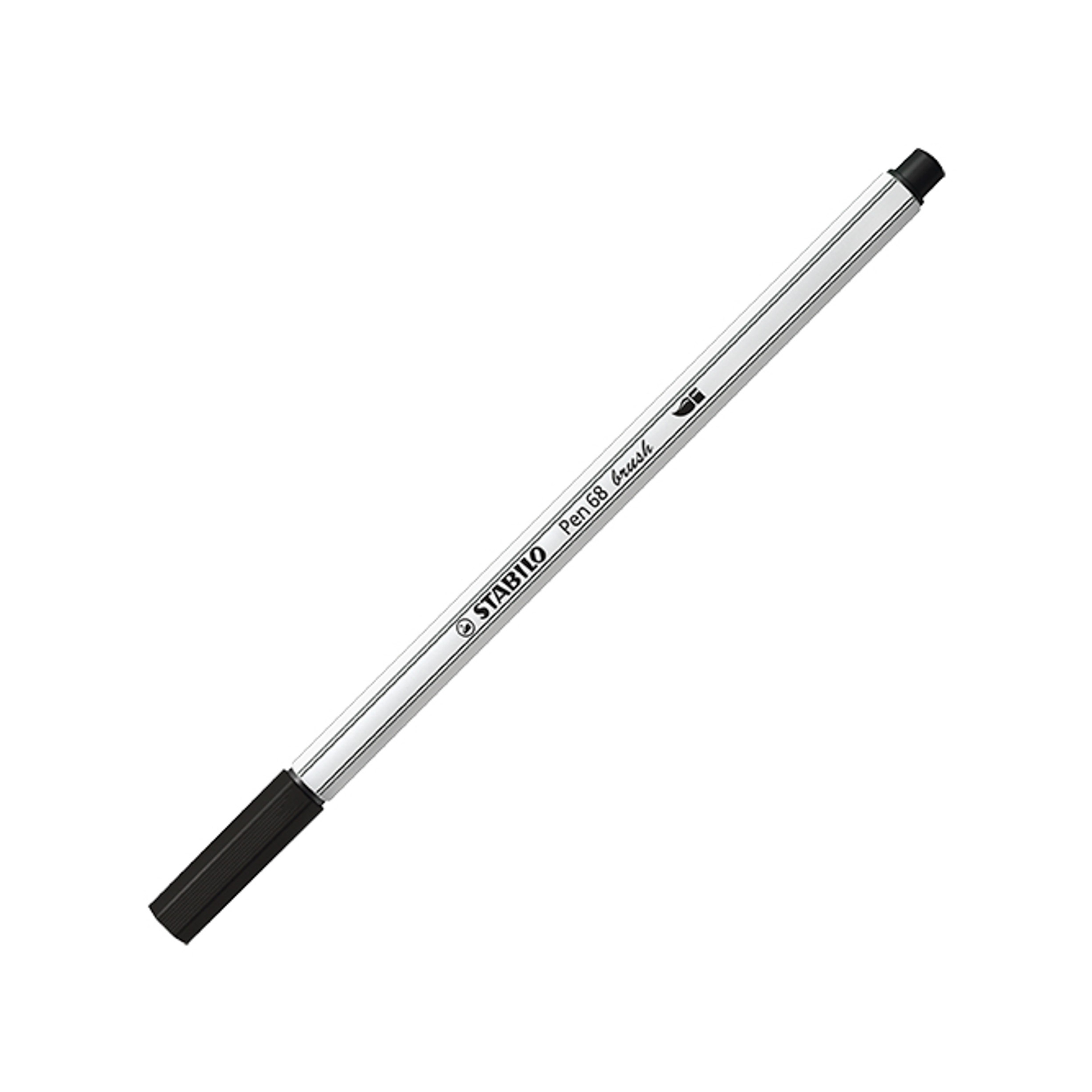 Pennarello Premium con punta a pennello per linee spesse e sottili STABILO Pen, , large
