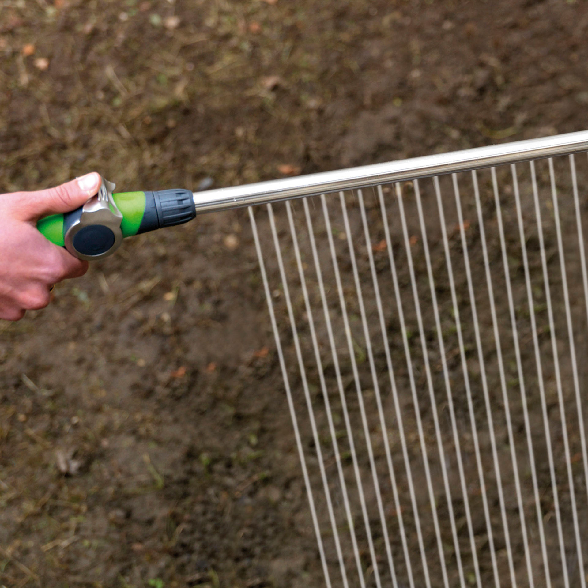 Lancia irrigatrice da giardino con getto d'acqua a doccia, , large