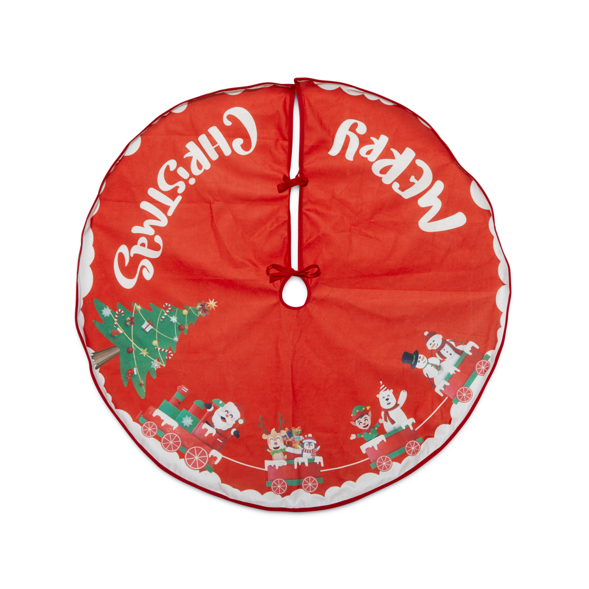 Tappeto Per Base Albero - Treno Di Natale, , large