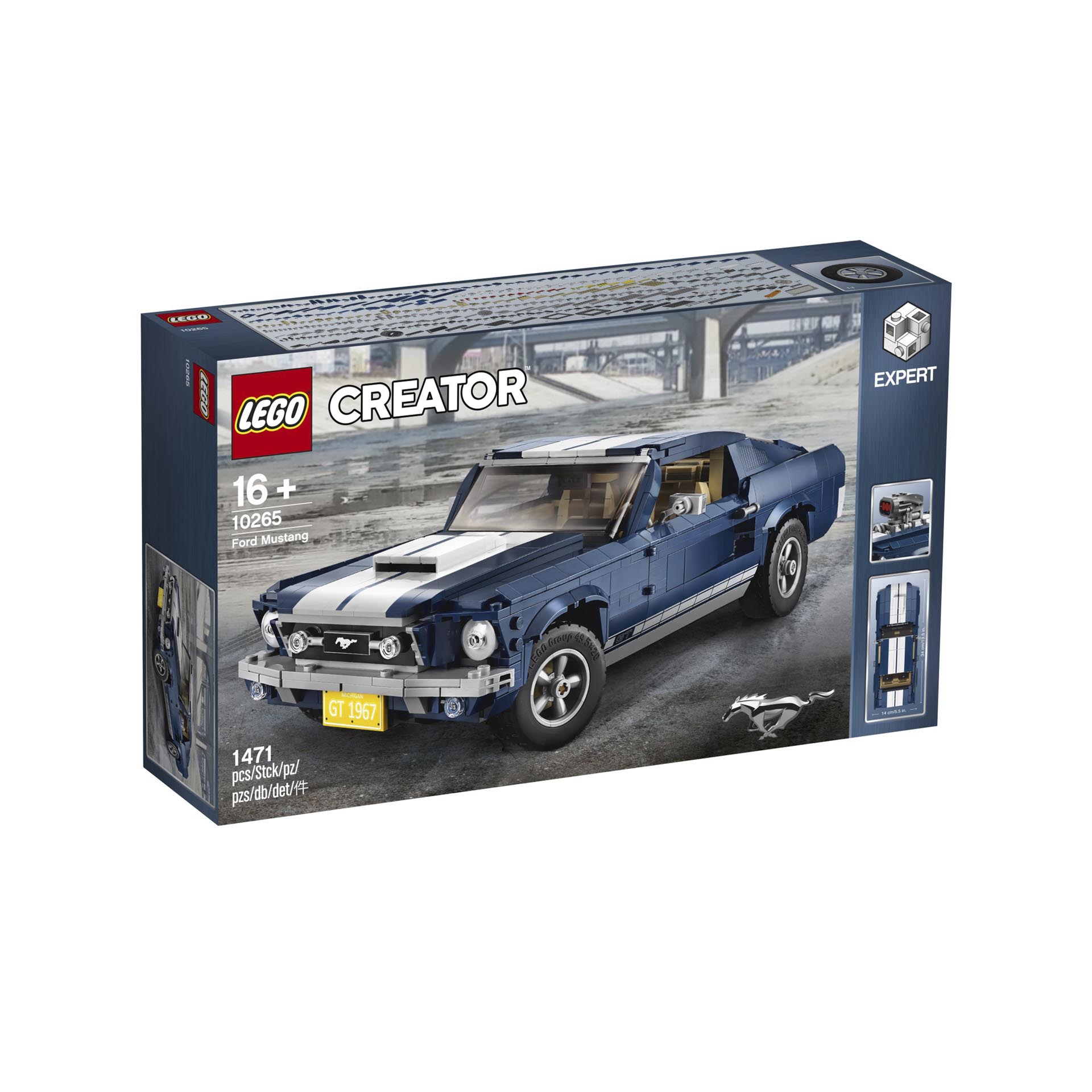 Kit Di Costruzione Ford Mustang Lego Creator Expert 10265 (1.470 Pezzi) 10265, , large