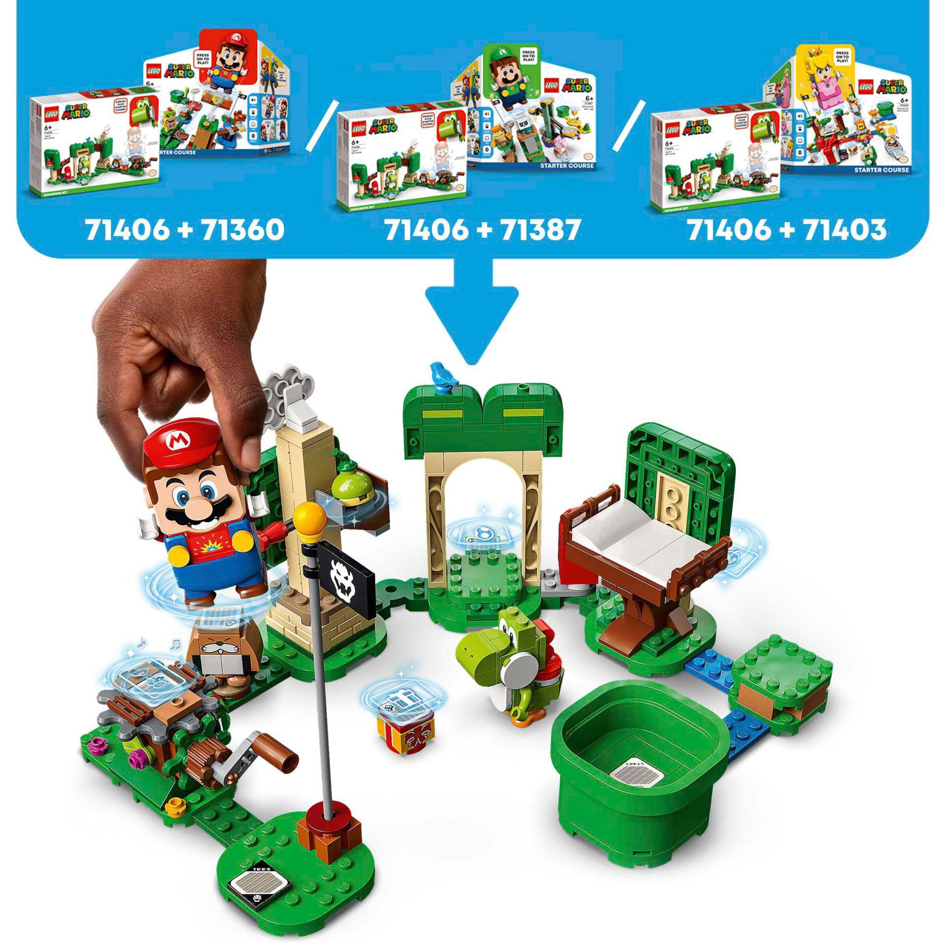 LEGO 71406 Super Mario Pack Espansione Casa dei Regali di Yoshi, Gioco da Collez 71406, , large