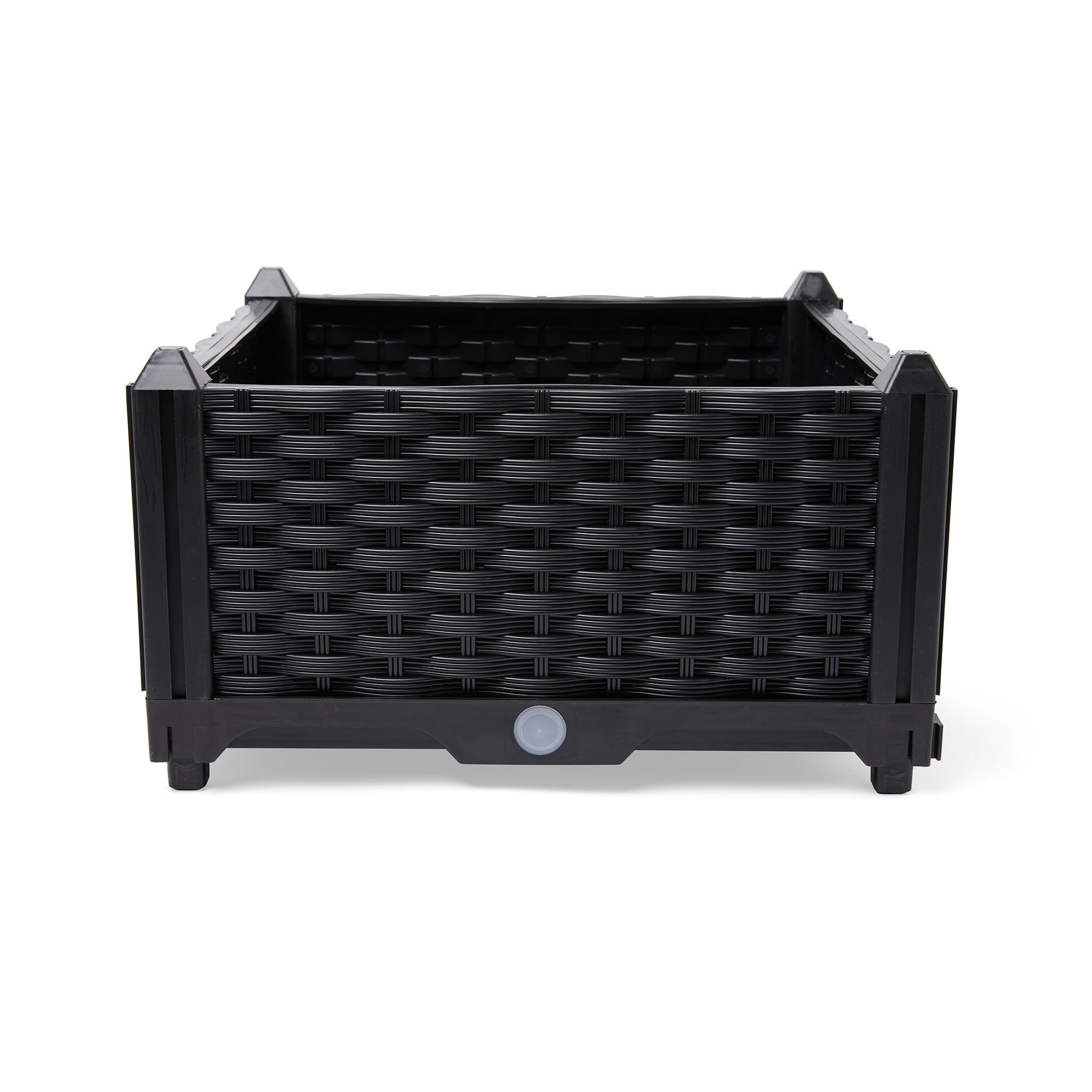 Fioriera componibile effetto rattan 39 x 22 x 39 cm, , large