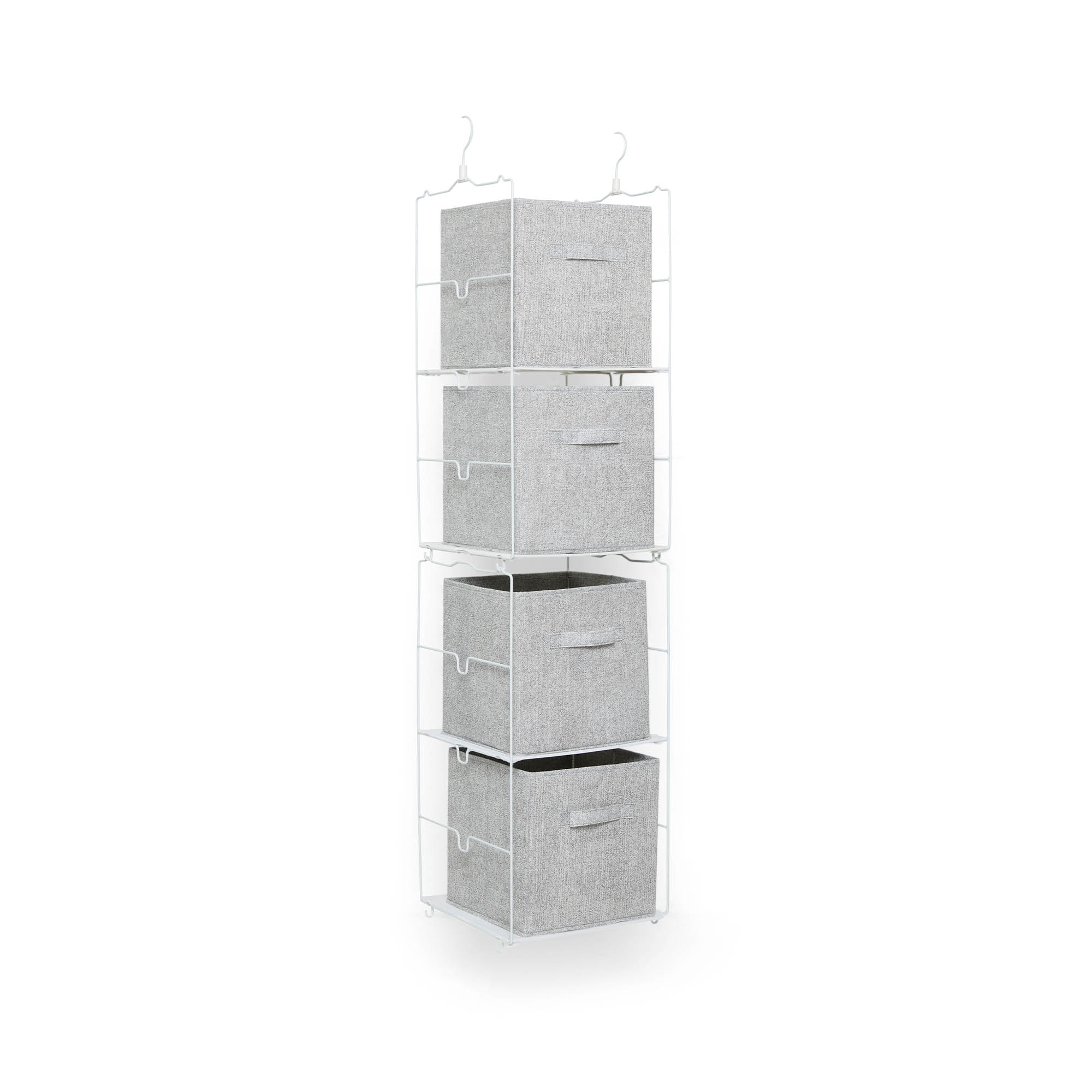 Organizzatore con scatole da appendere per armadio, , large