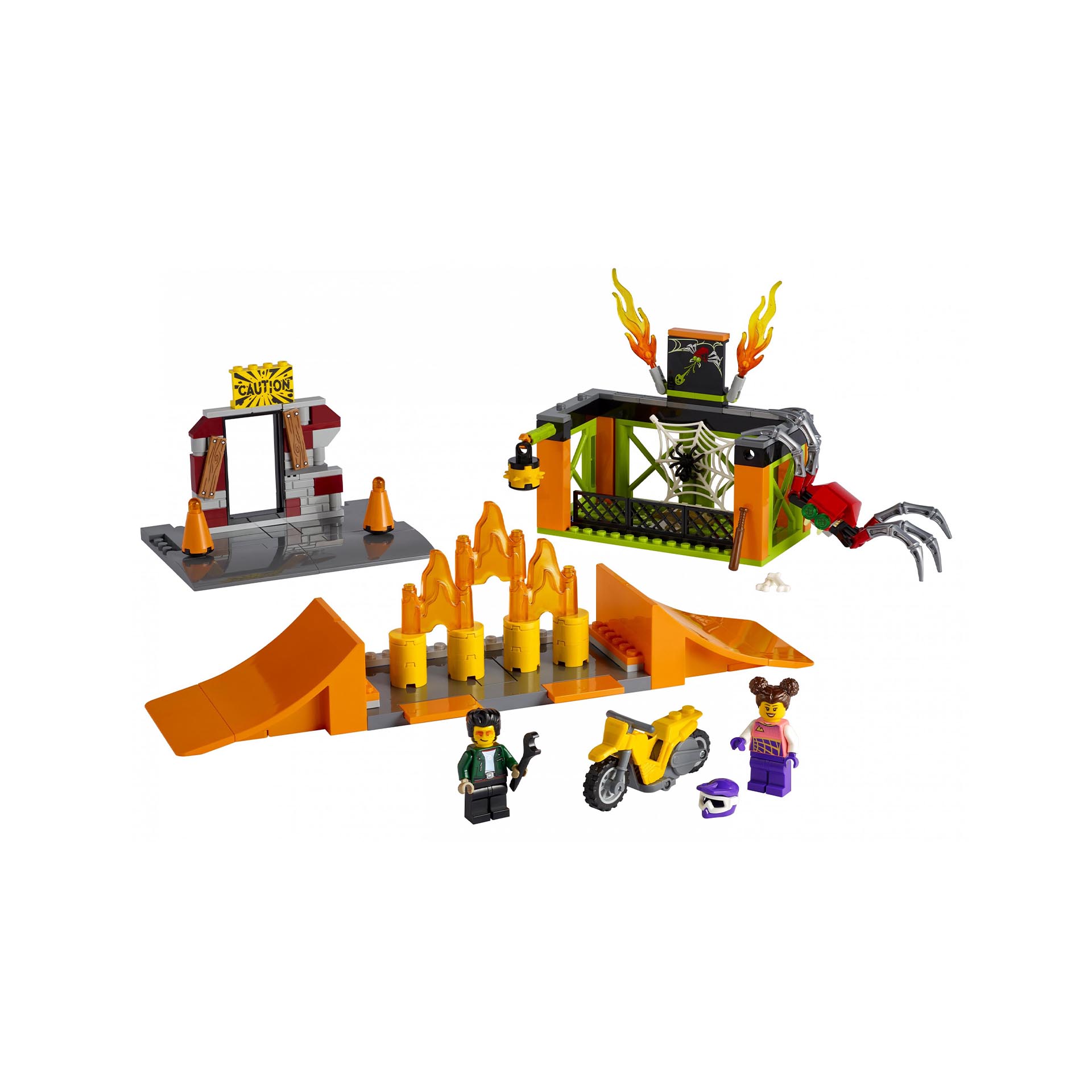 LEGO City Stuntz Stunt Park, Set da Costruzione con Moto Giocattolo con Meccanis 60293, , large
