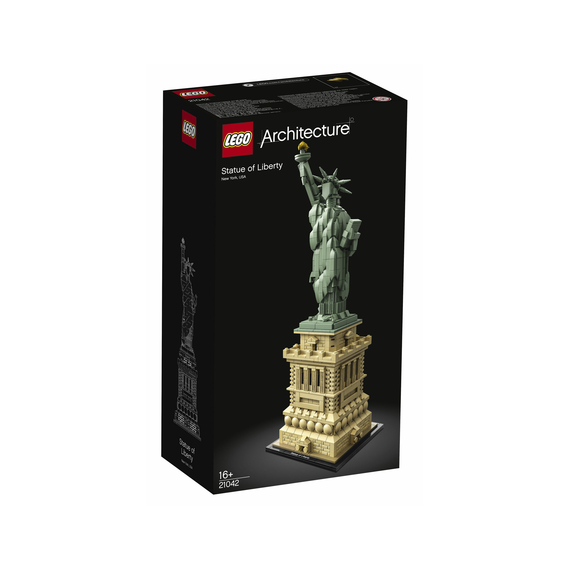 LEGO Architecture Statua della Libertà, Set di Costruzioni e Idea Regalo Collezi 21042, , large
