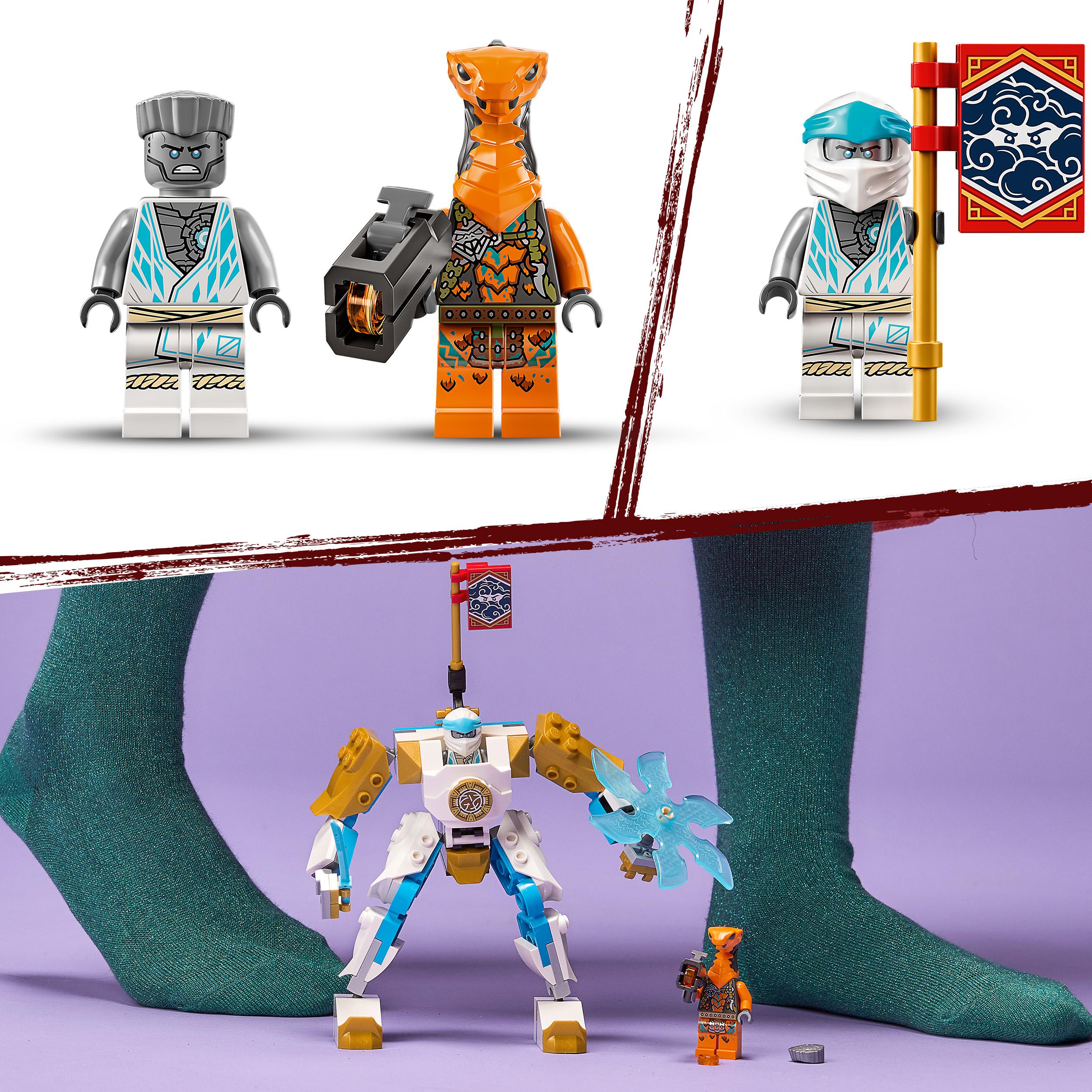 LEGO NINJAGO Mech Potenziato di Zane - EVOLUTION, Set per Bambini di 6 Anni con 71761, , large