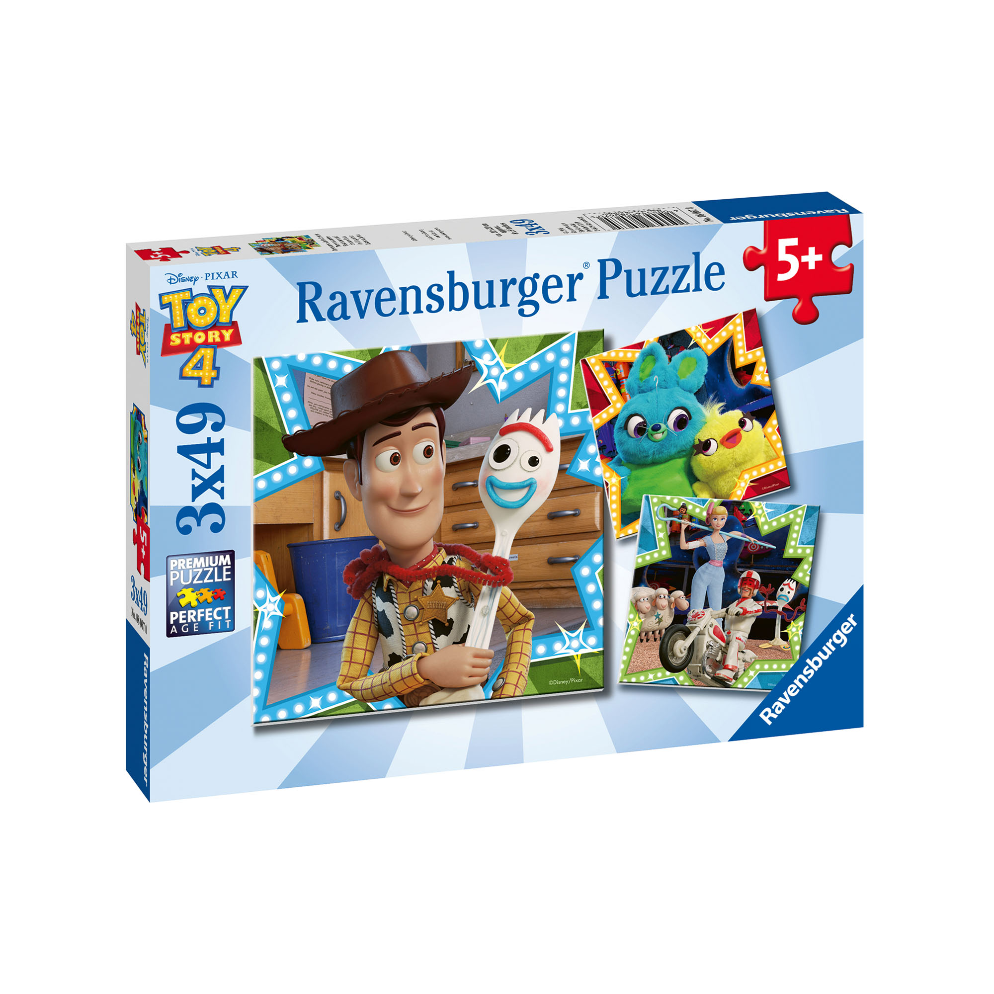 Ravensburger Puzzle 3x49 pezzi 08067 - Toy Story, , large