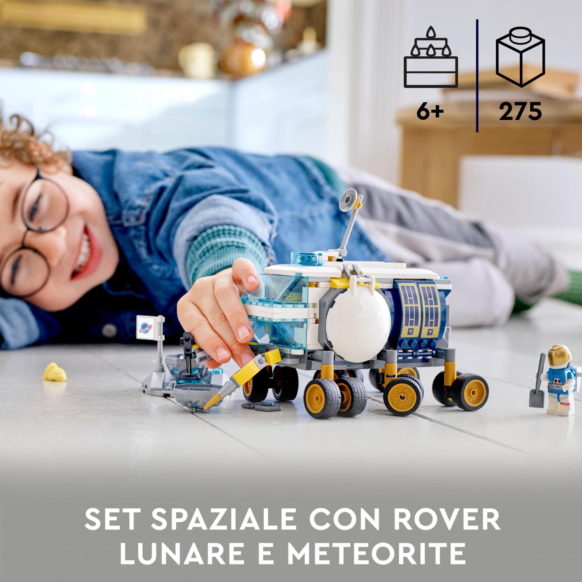 LEGO 60348 City Rover Lunare, Modello di Veicolo Spaziale, Giocattolo per Bambin 60348, , large