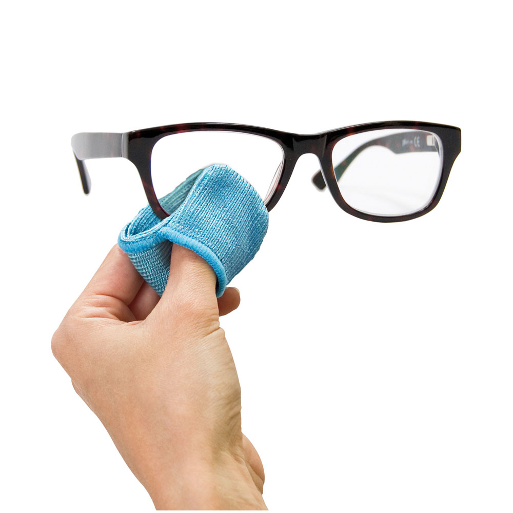 Panno in microfibra per pulizia occhiali, , large