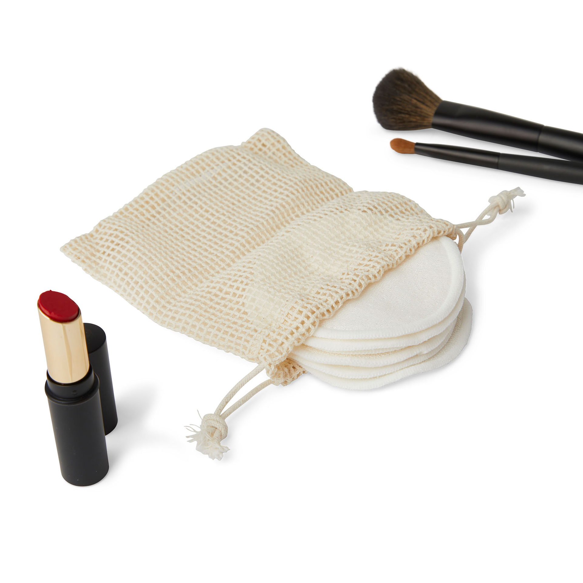 Dischetti rimuovi trucco in bambù - Set da 6 pz, , large