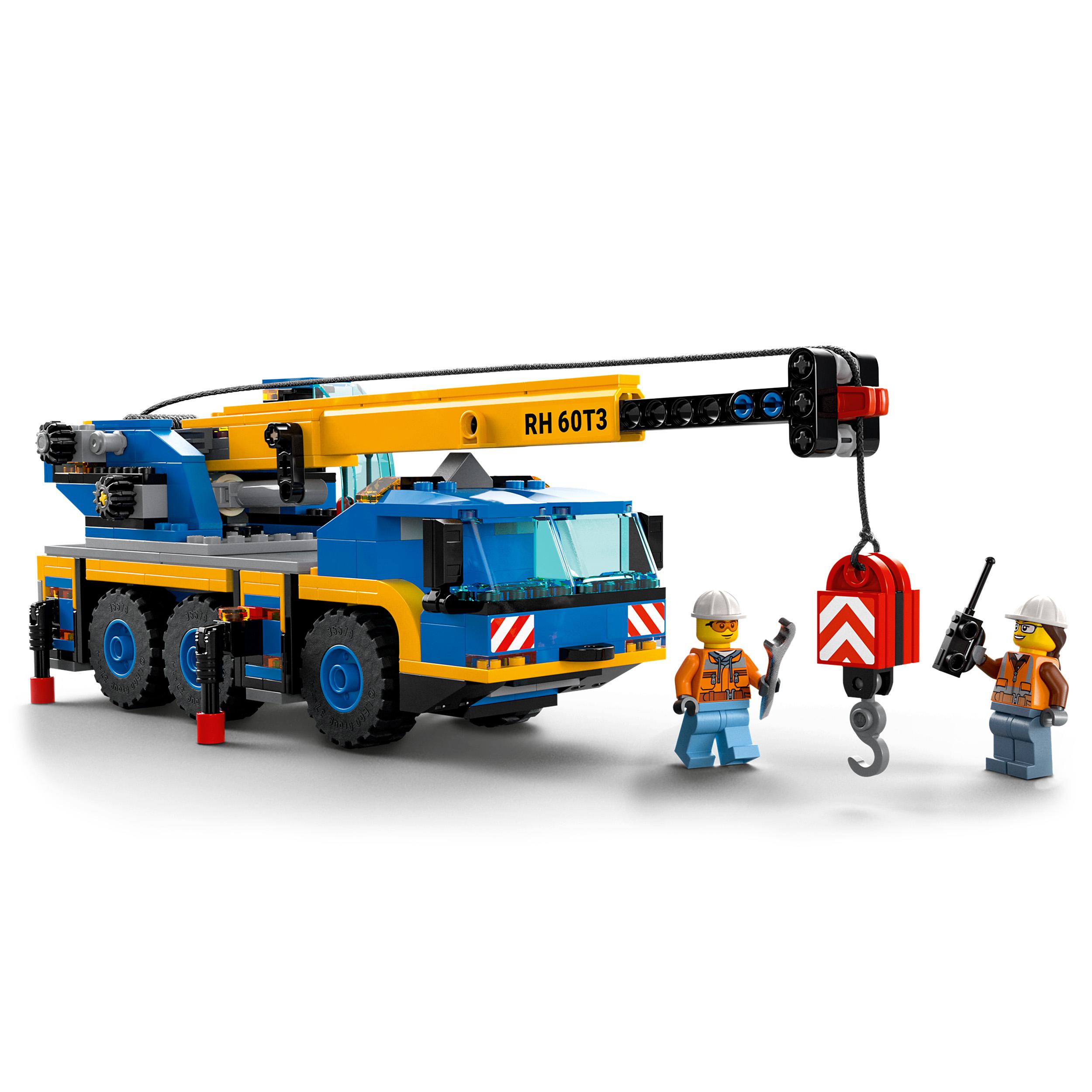 LEGO City Great Vehicles Gru Mobile, Veicoli da Cantiere, Camion Giocattolo, Gio 60324, , large