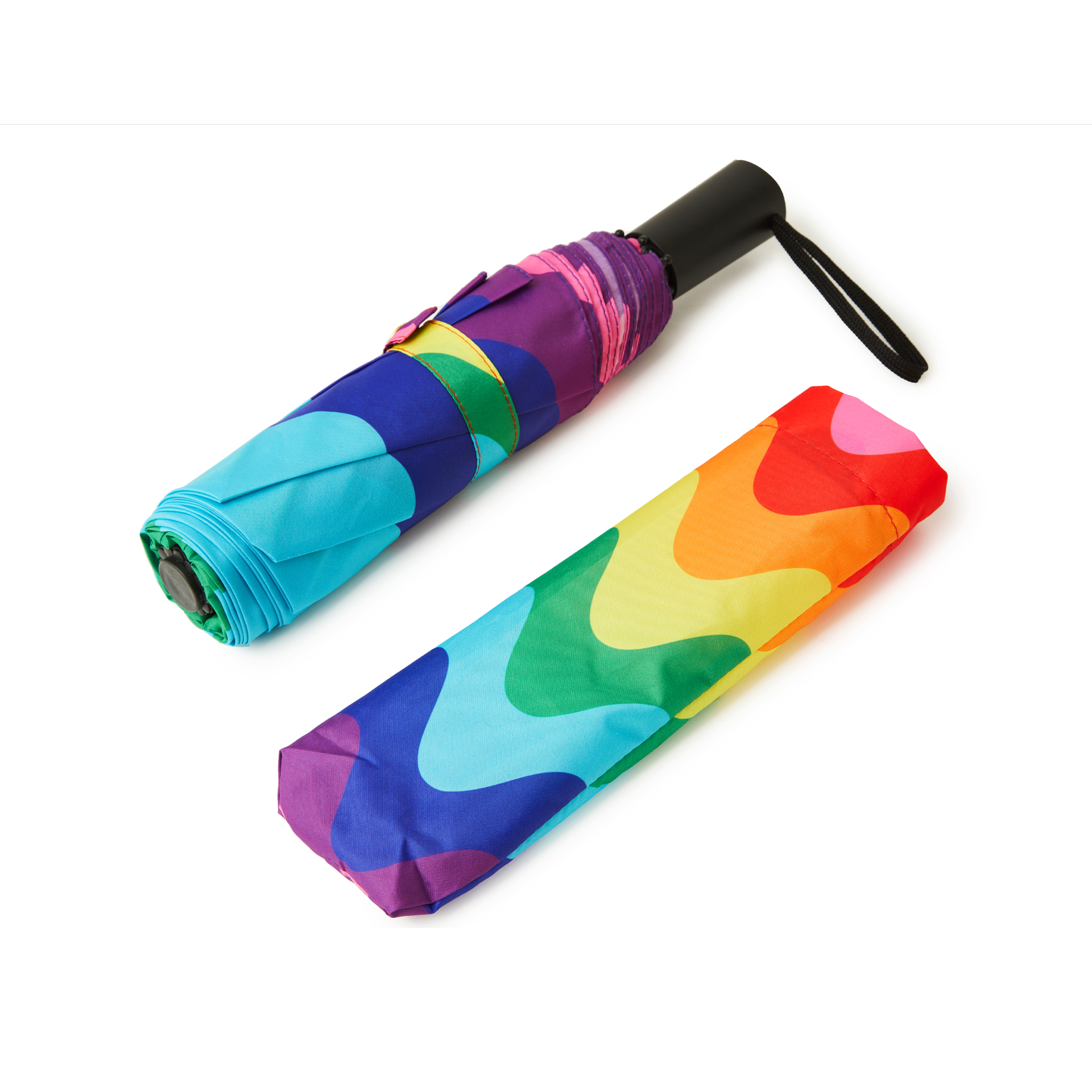 Ombrello Pieghevole - Arcobaleno, , large