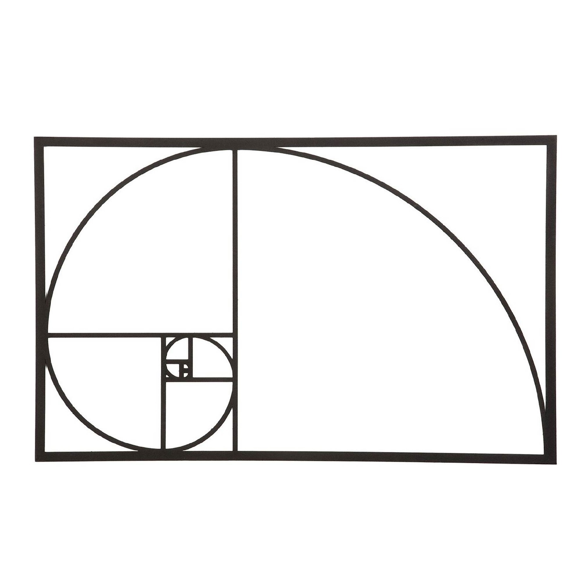 HOMEMANIA Decorazione da Parete Golden Ratio, , large