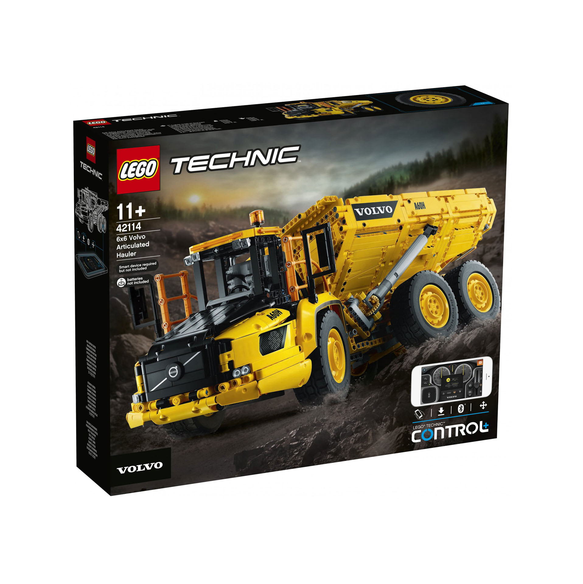 LEGO Technic 6x6 Volvo Camion Articolato, Auto Ribaltabile RC Volvo, Set di Cost 42114, , large