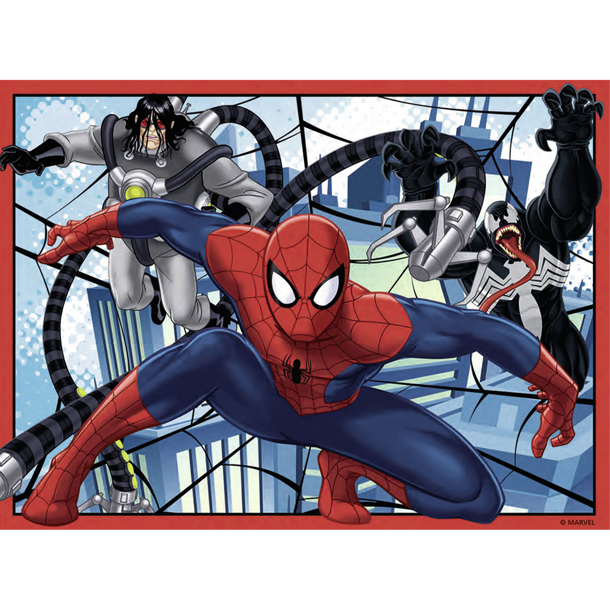 Ravensburger Puzzle 4 in 1 07363 - Ultimate Spiderman, , large