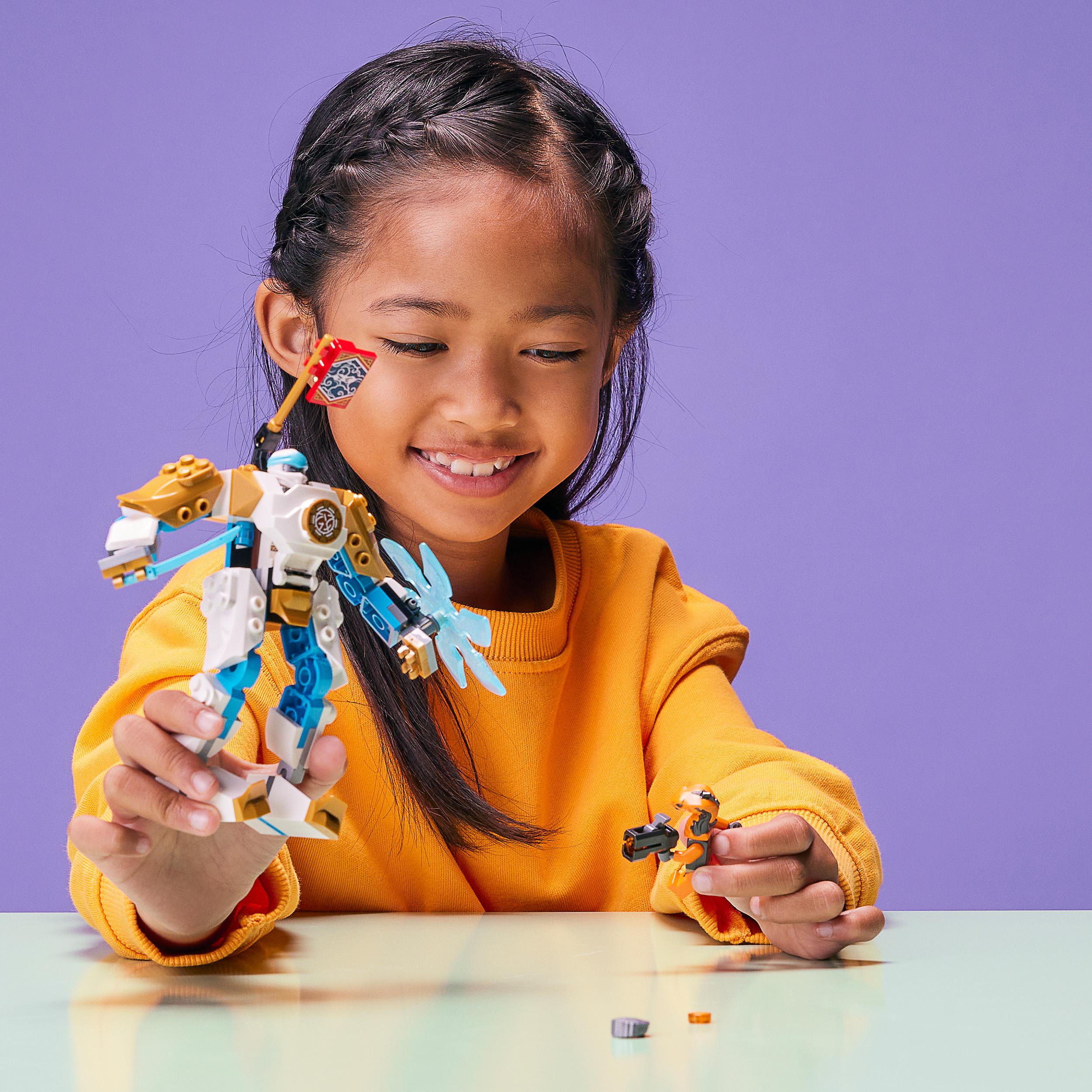 LEGO NINJAGO Mech Potenziato di Zane - EVOLUTION, Set per Bambini di 6 Anni con 71761, , large