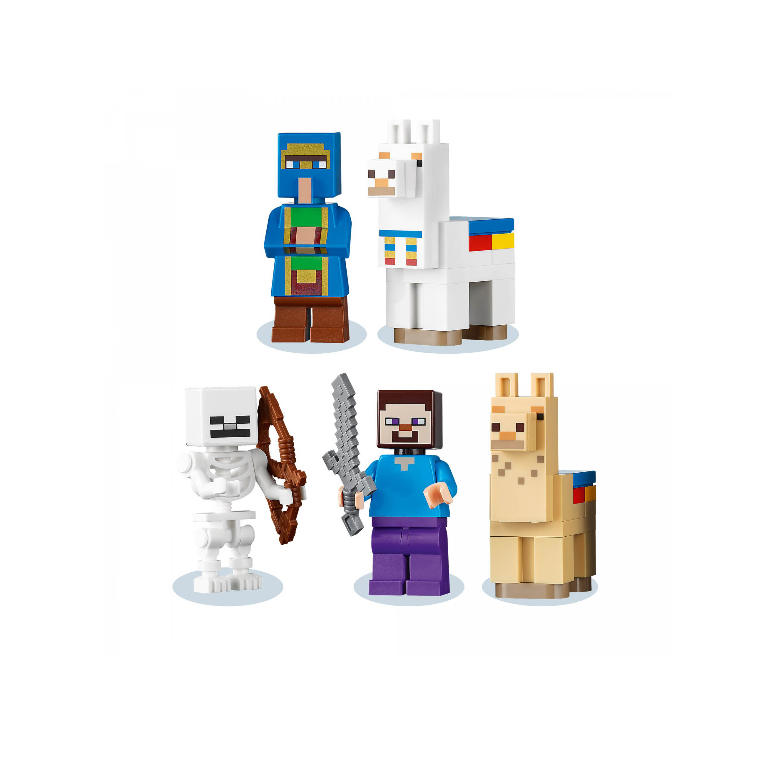 LEGO Minecraft Il Trading Post, Set da Costruzione con Figure di Steve, Scheletr 21167, , large