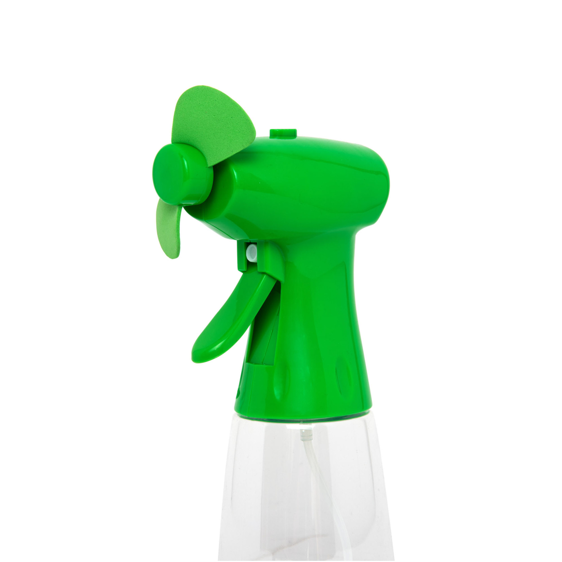 Mini ventilatore con nebulizzatore, colore verde, verde, large