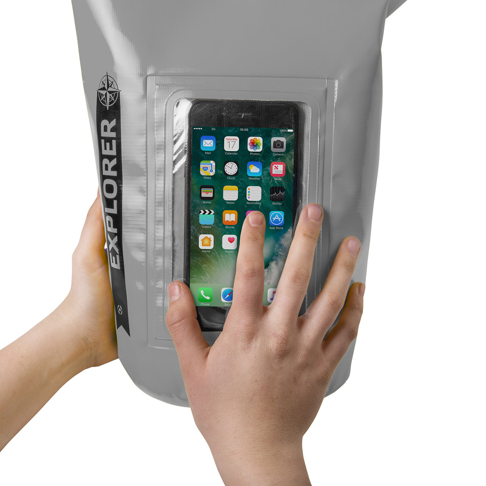Borsa impermeabile con tasca esterna touch porta smartphone - Celly, , large