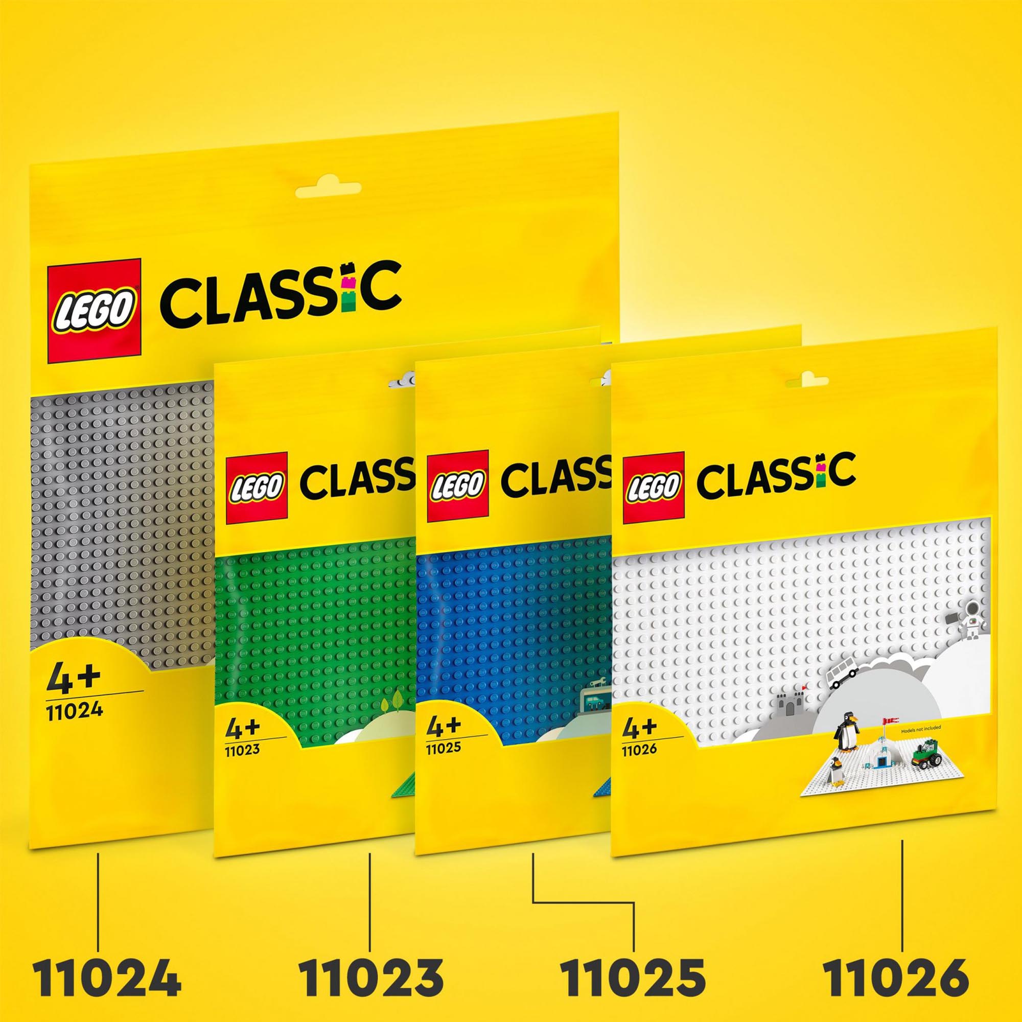 LEGO 11026 Classic Base Bianca, Tavola per Costruzioni Quadrata con 32x32 Botton 11026, , large