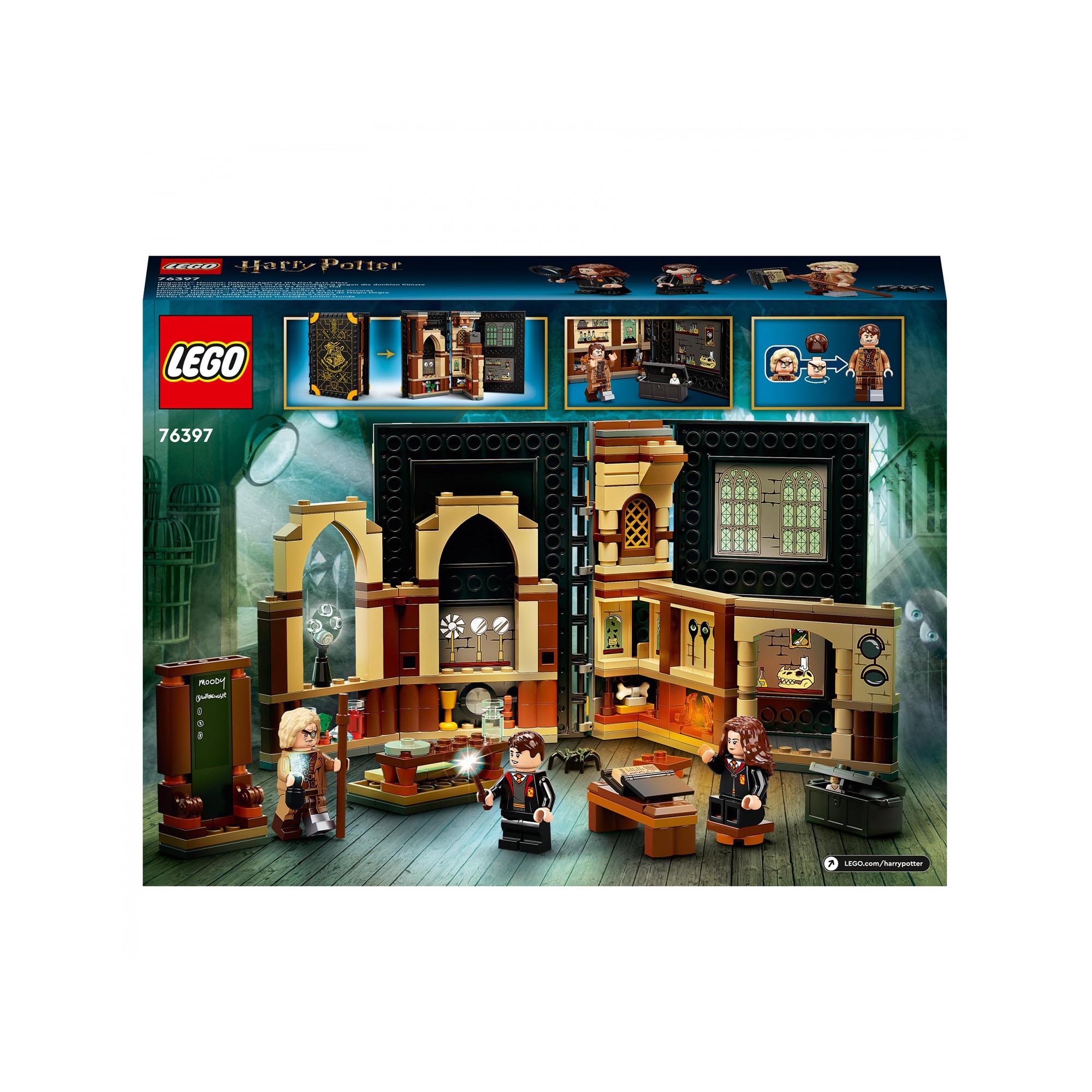 LEGO 76397 Harry Potter Lezione di Difesa a Hogwarts, Libro di Magia, Regalo da  76397, , large
