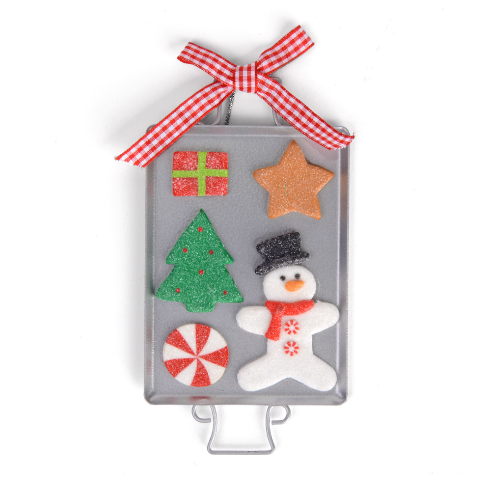 Addobbo natalizio per albero vassoio di dolcetti, , large
