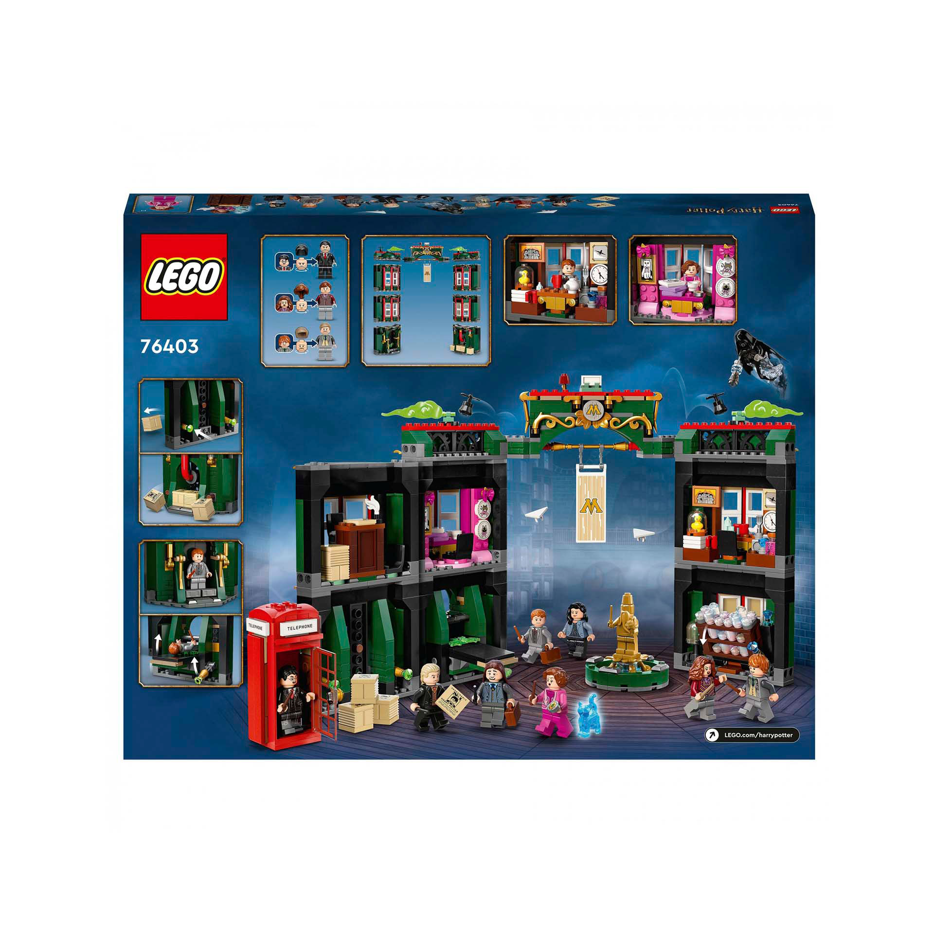 LEGO Minecraft Il Castello di Ghiaccio, Giocattoli Creativi da Costruire con Fig 21186, , large