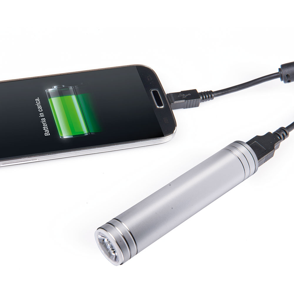 Carica batteria e torcia 2 in 1, , large