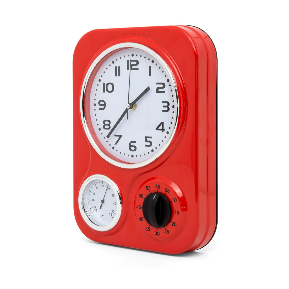 Orologio da parete con termometro