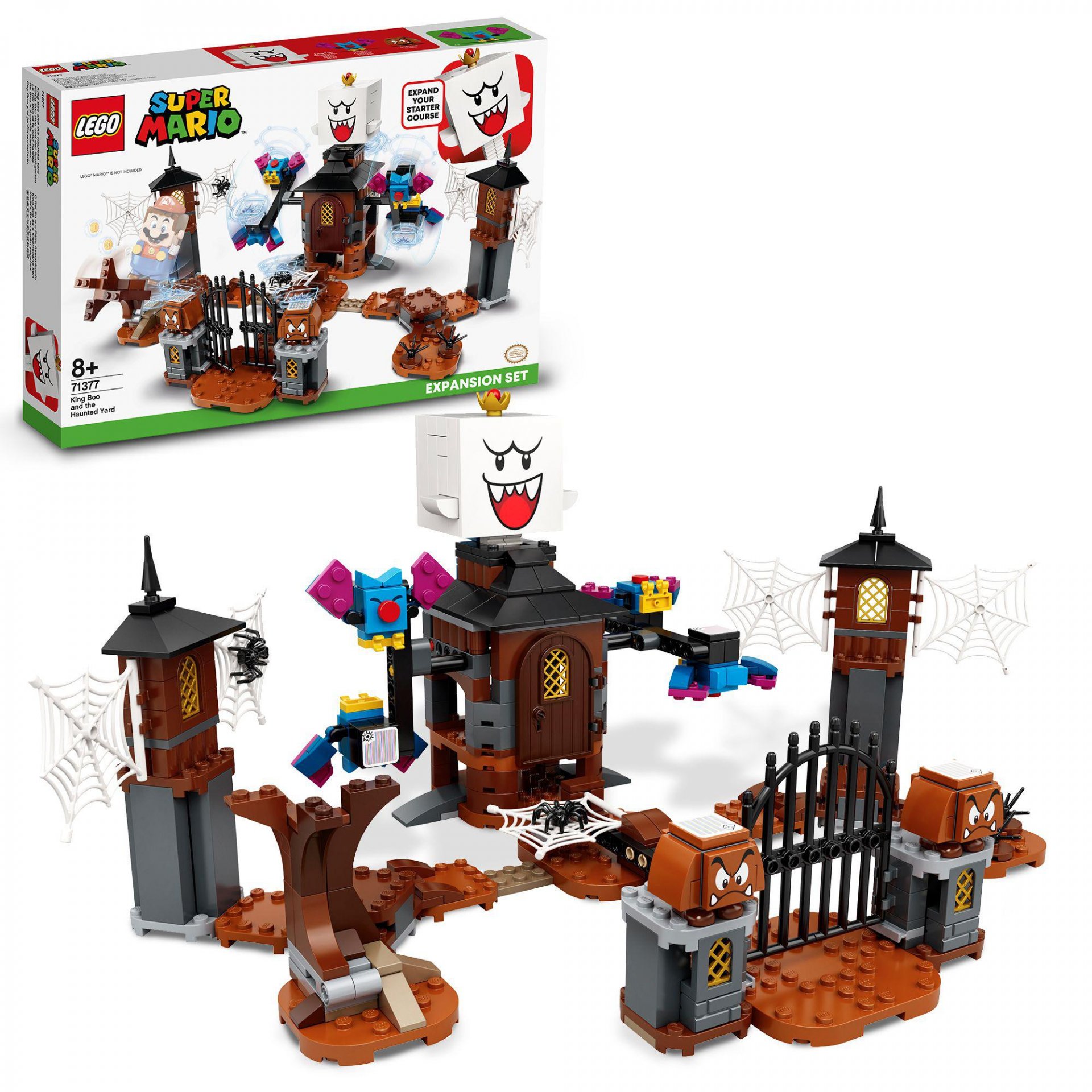Kit di costruzione Re Boo e il cortile infestato - Pack di Espansione LEGO Super 71377, , large