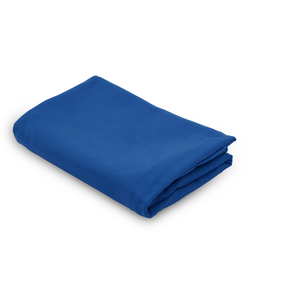 Asciugamano in microfibra blu