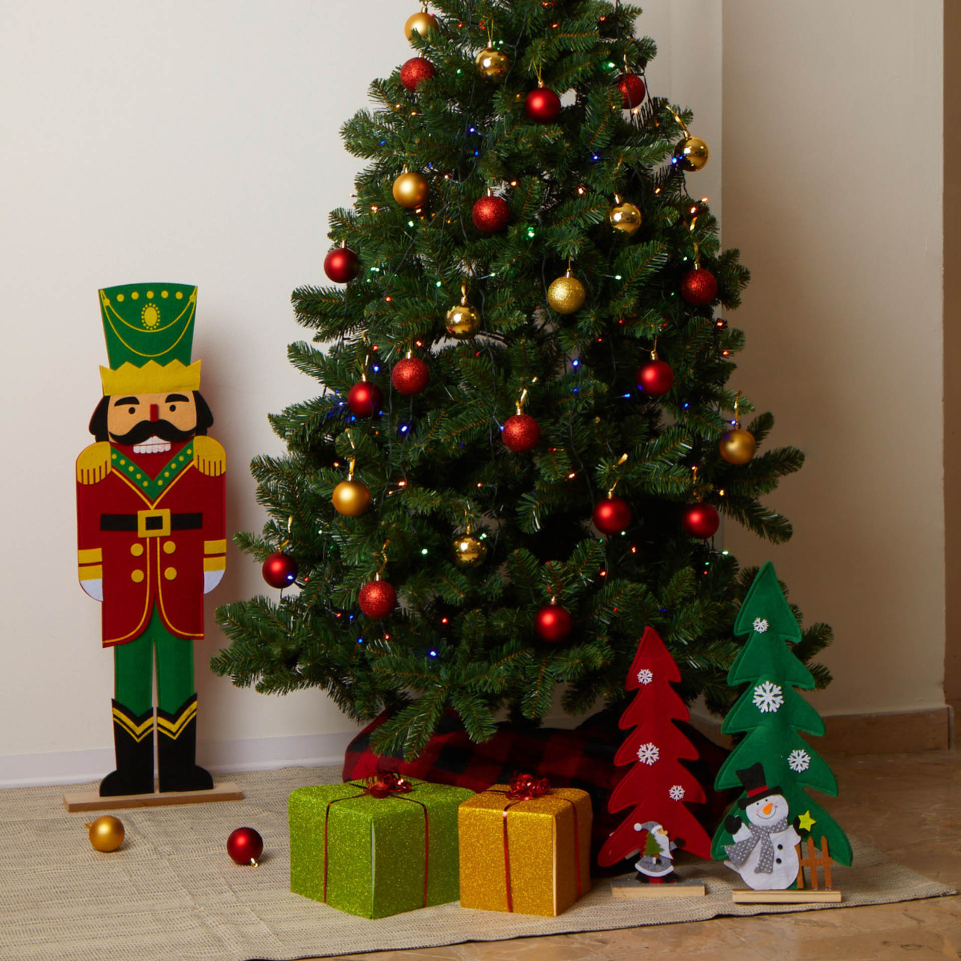 Albero Di Natale Artificiale H 150 Cm, , large