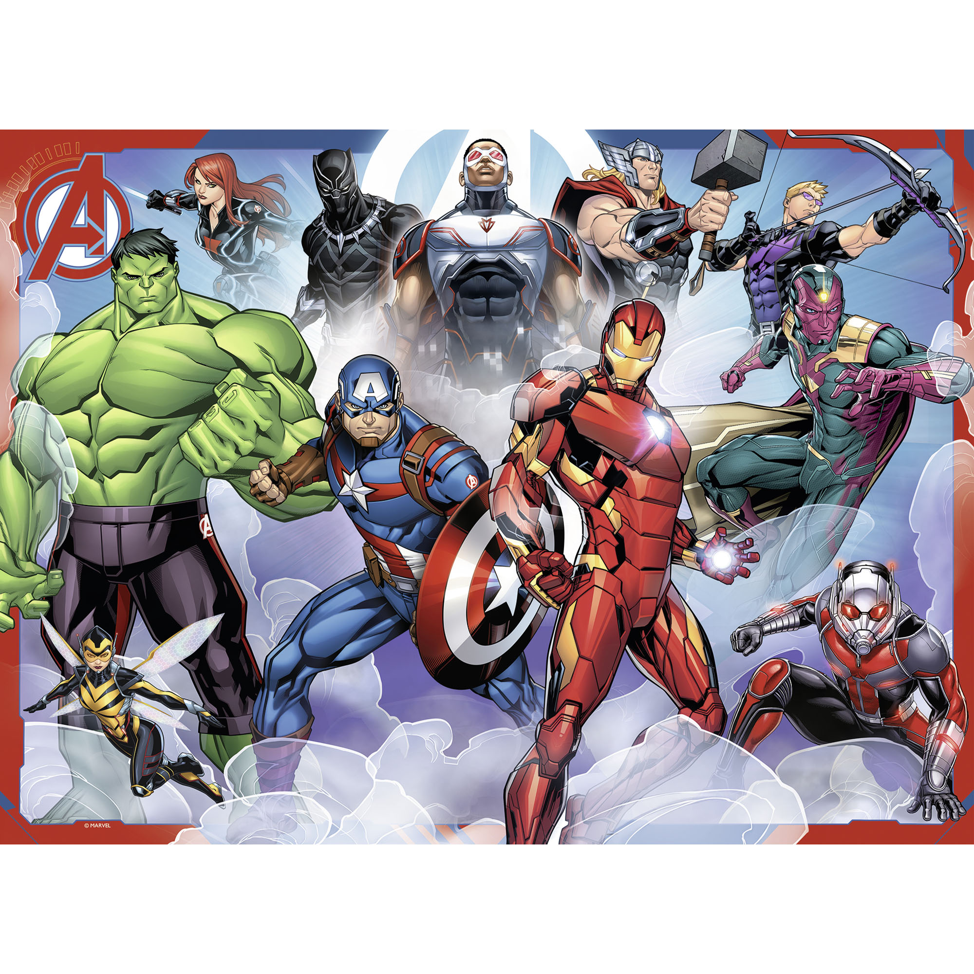 Ravensburger Puzzle 100 pezzi 10808 - Avengers, , large