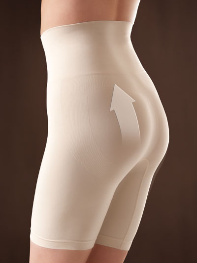 Set 2 pantaloncini modellanti, colore beige, XXL (52/54), , large