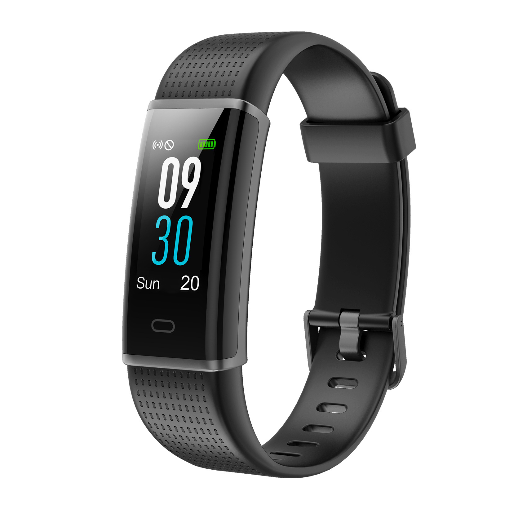 Smart watch con display LCD da 0.96'' single-touch, colore nero, , large