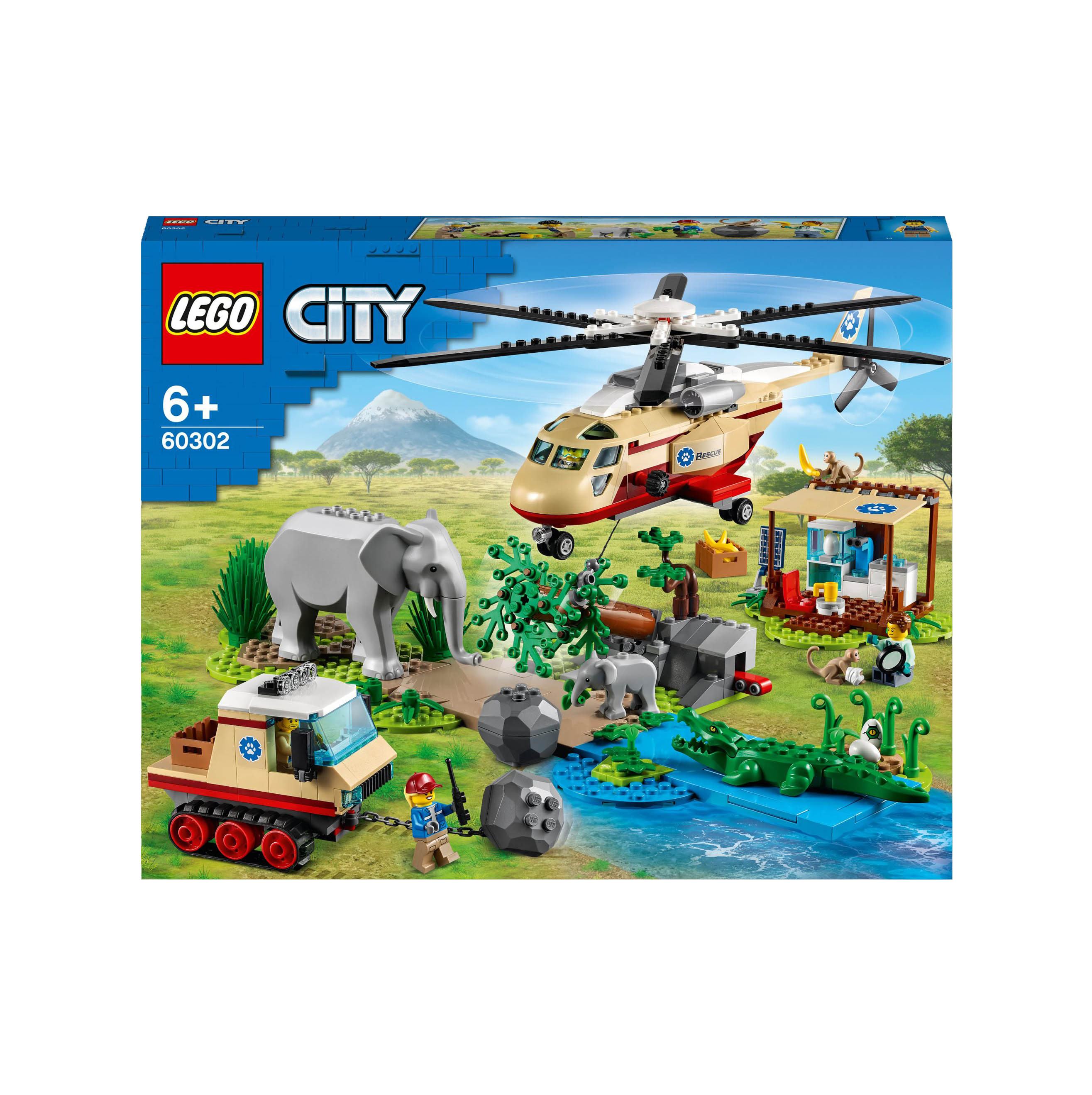 LEGO City Wildlife Operazione di Soccorso Animale, Set Clinica Veterinaria con E 60302, , large