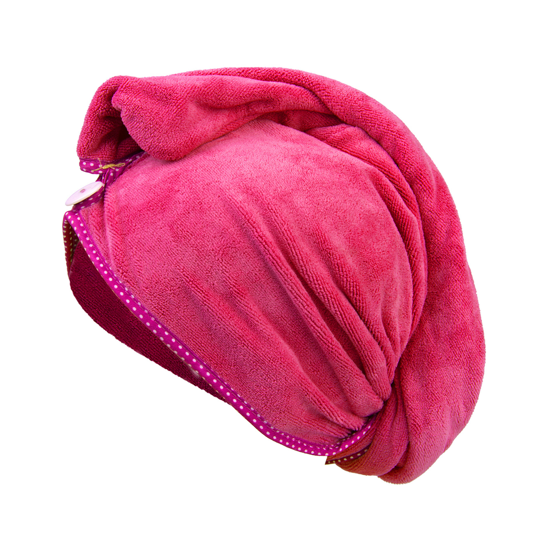 Turbante asciugacapelli in microfibra, , large