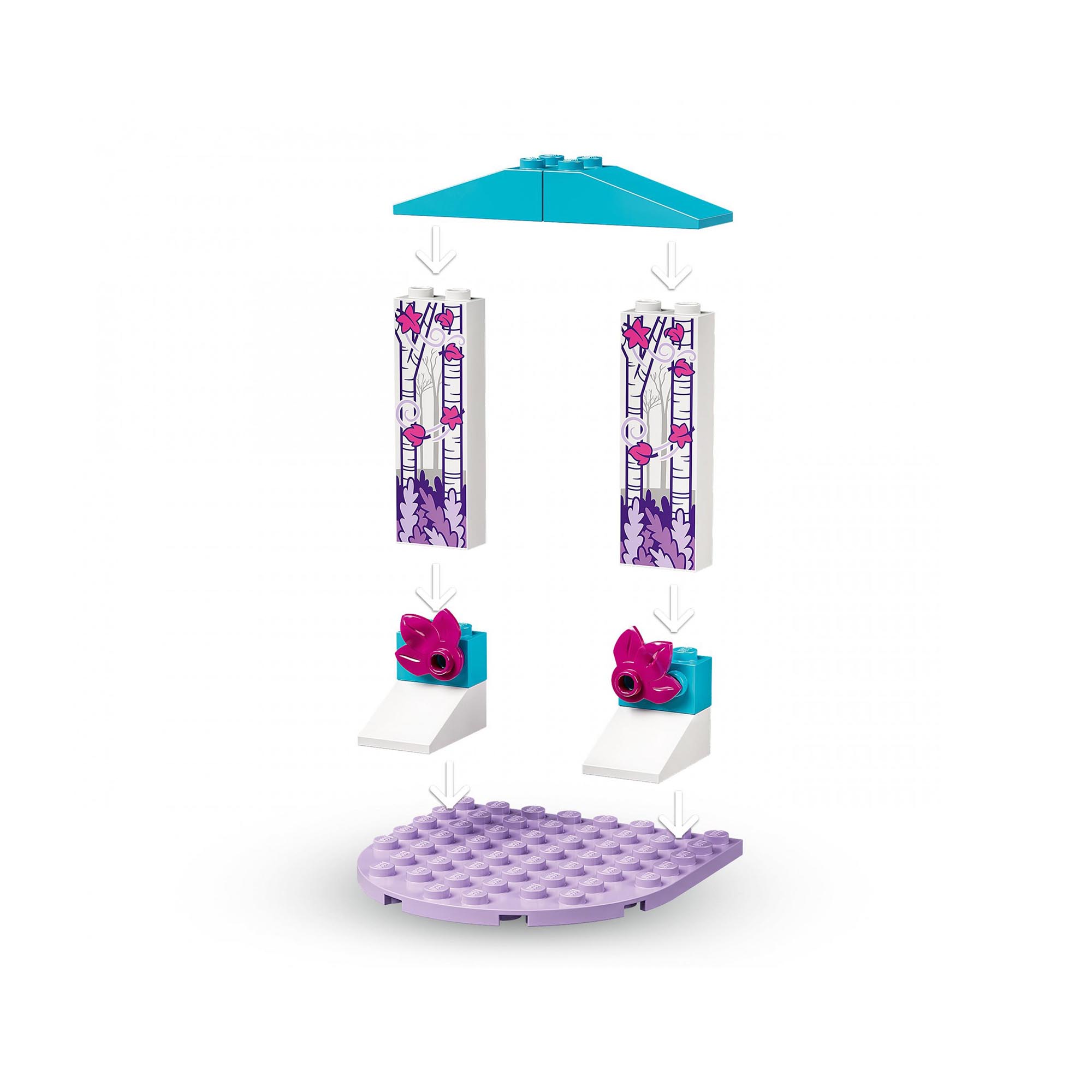 LEGO 43209 Disney Elsa e La Stalla Di Ghiaccio Di Nokk, Idea Regalo per Bambini  43209, , large