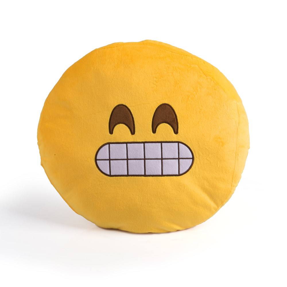Cuscino emoticon risata, , large