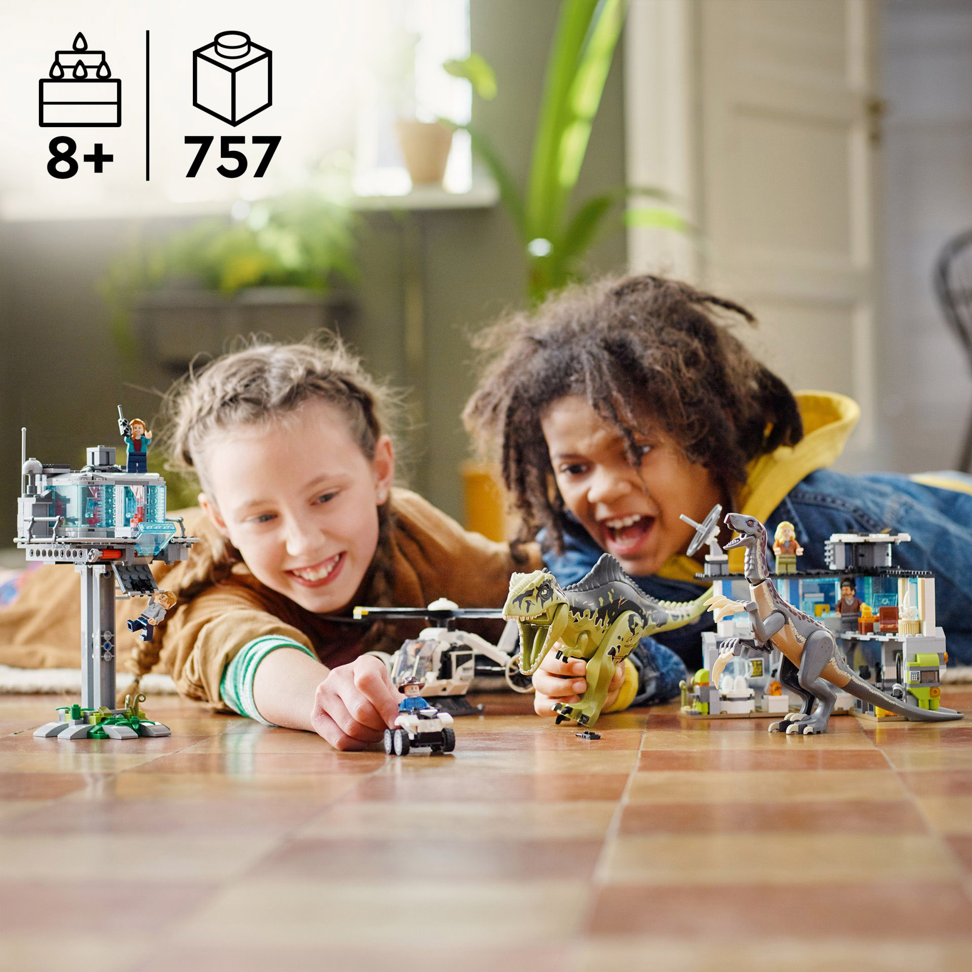 LEGO 76949 Jurassic World l'Attacco del Giganotosauro e del Terizinosauro, Dino 76949, , large