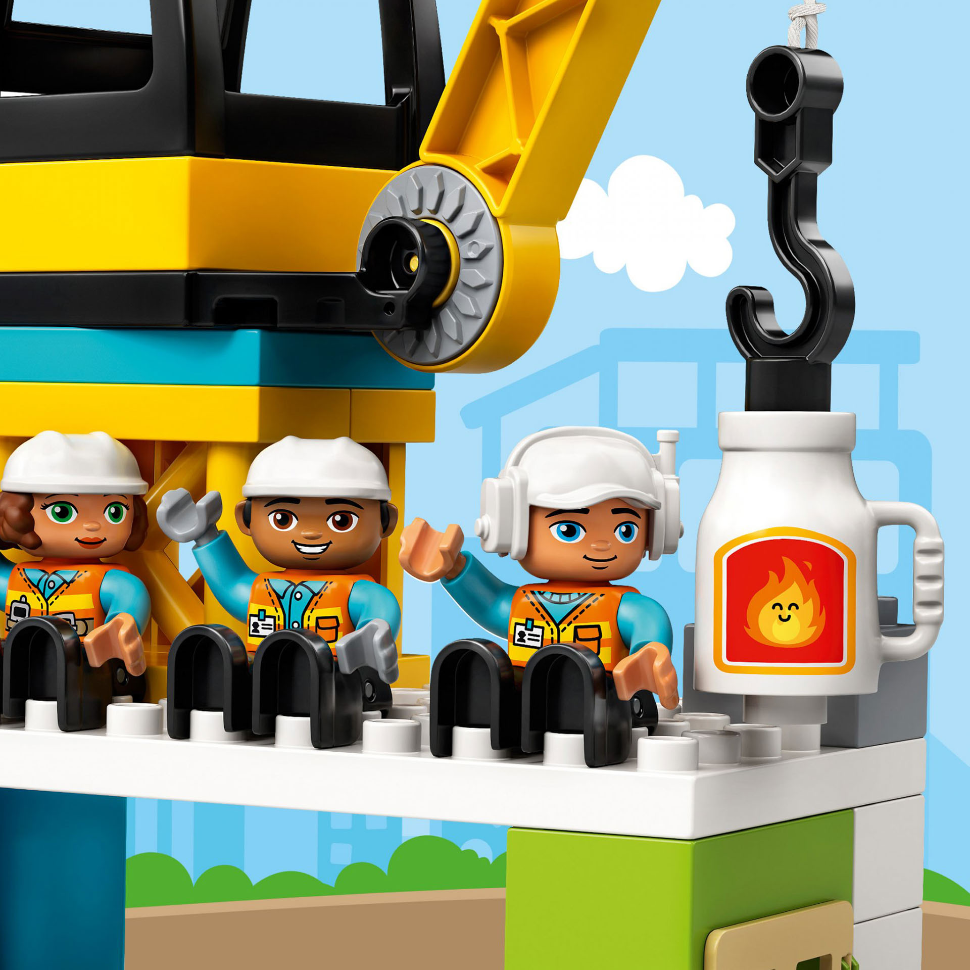 LEGO Duplo Cantiere edile con gru a torre 10933, , large