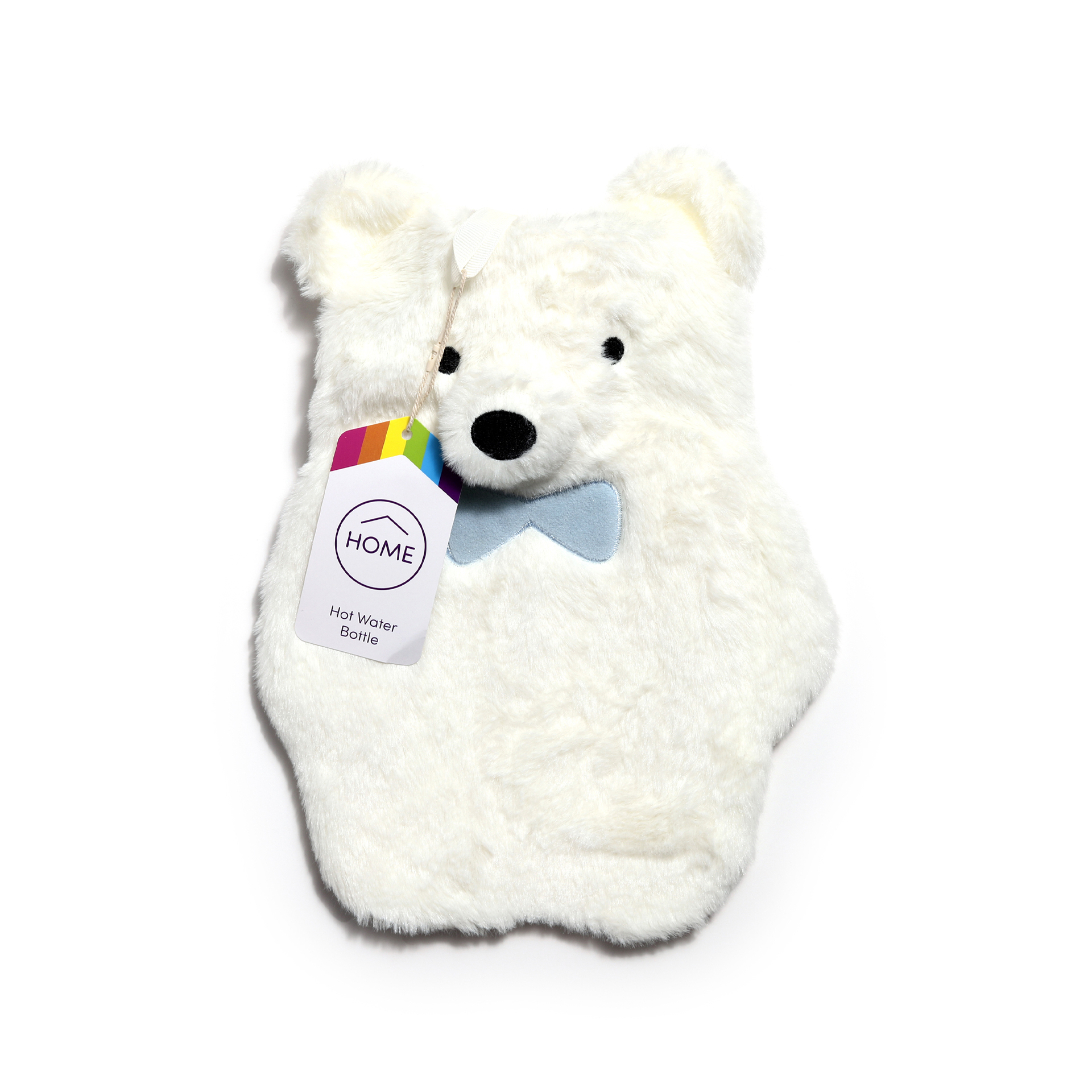 Borsa D'acqua Calda Peluche - Orso Bianco, , large