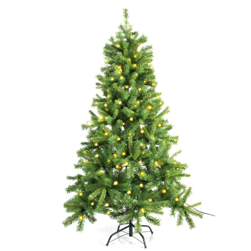 Albero di Natale con 190 luci incorporate, , large