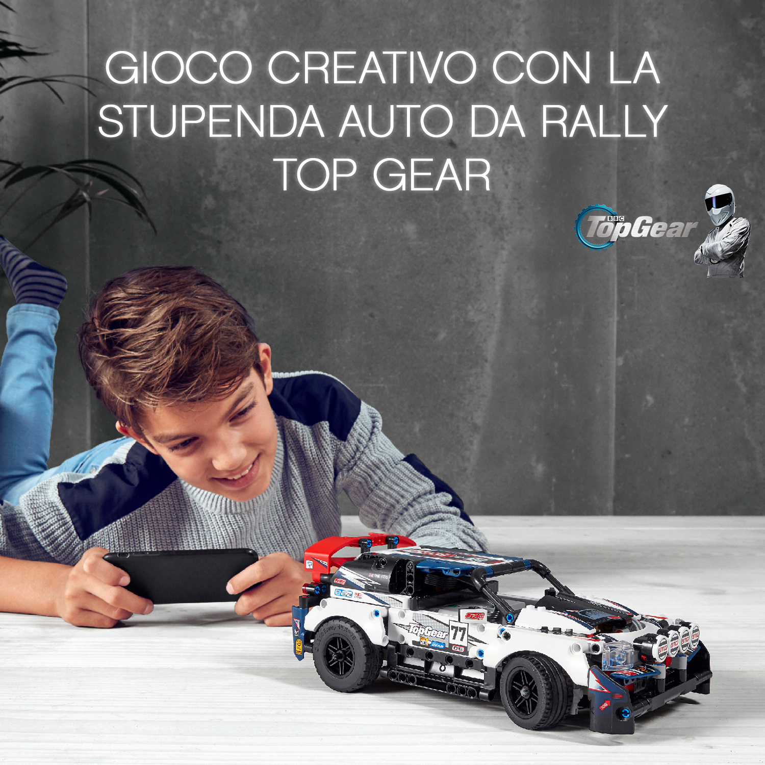 Auto da Rally Top Gear telecomandata 42109, , large