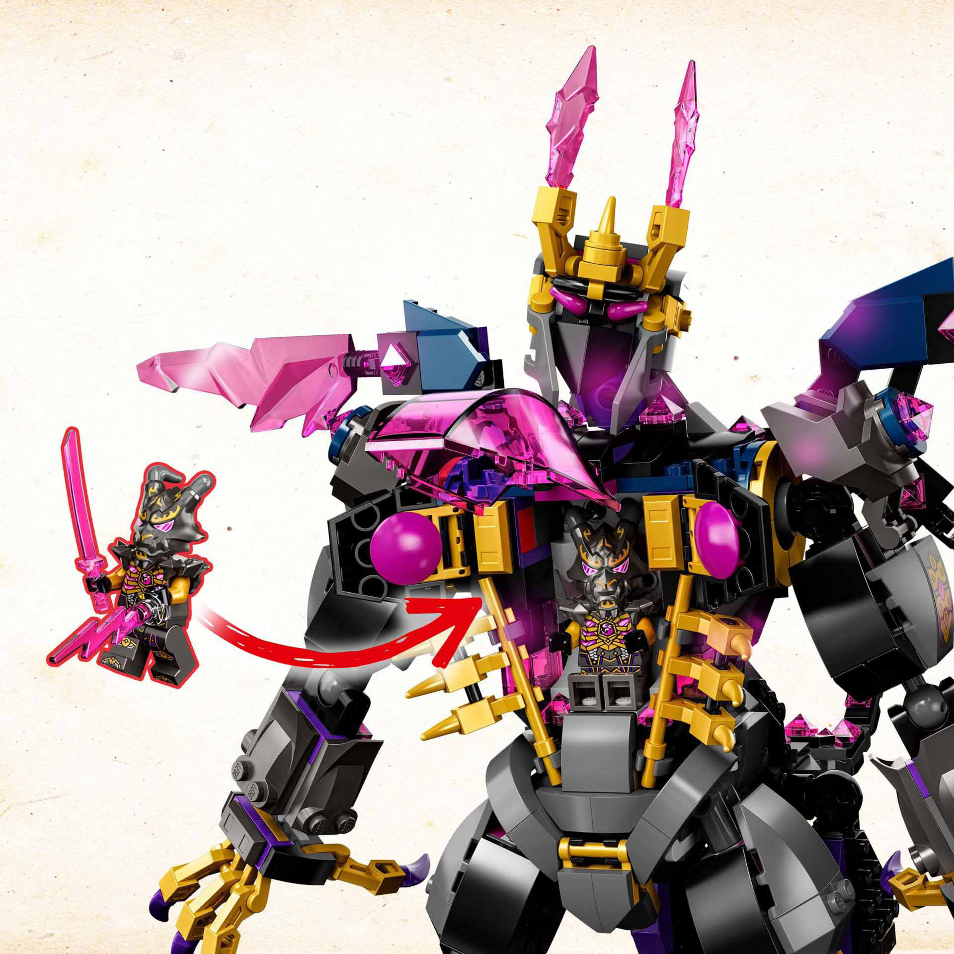 LEGO Ninjago Il Re dei Cristalli, Set Serie TV Crystallized con Action Figure e 71772, , large