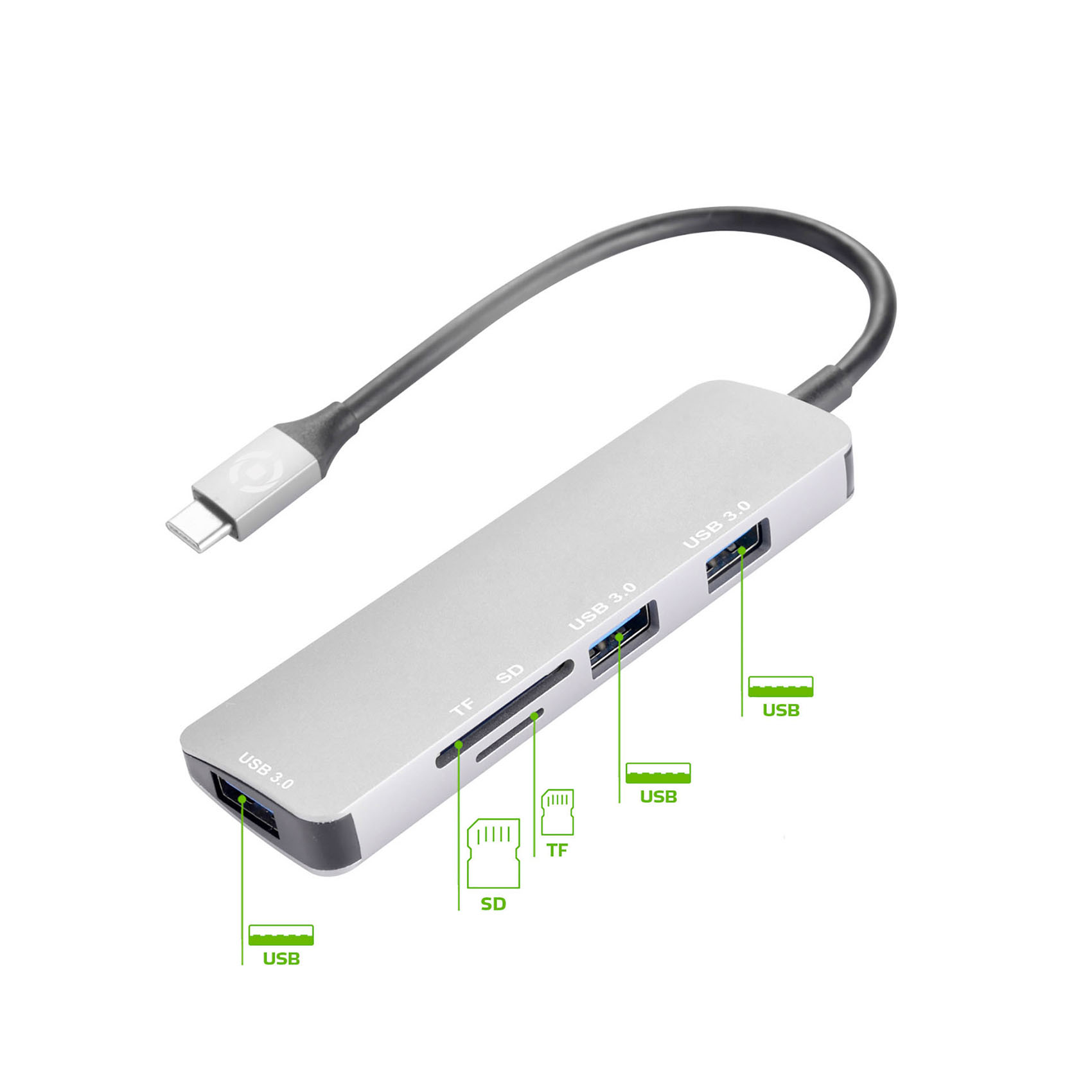 Adattatore multiporta USB-C ProHub Celly, , large