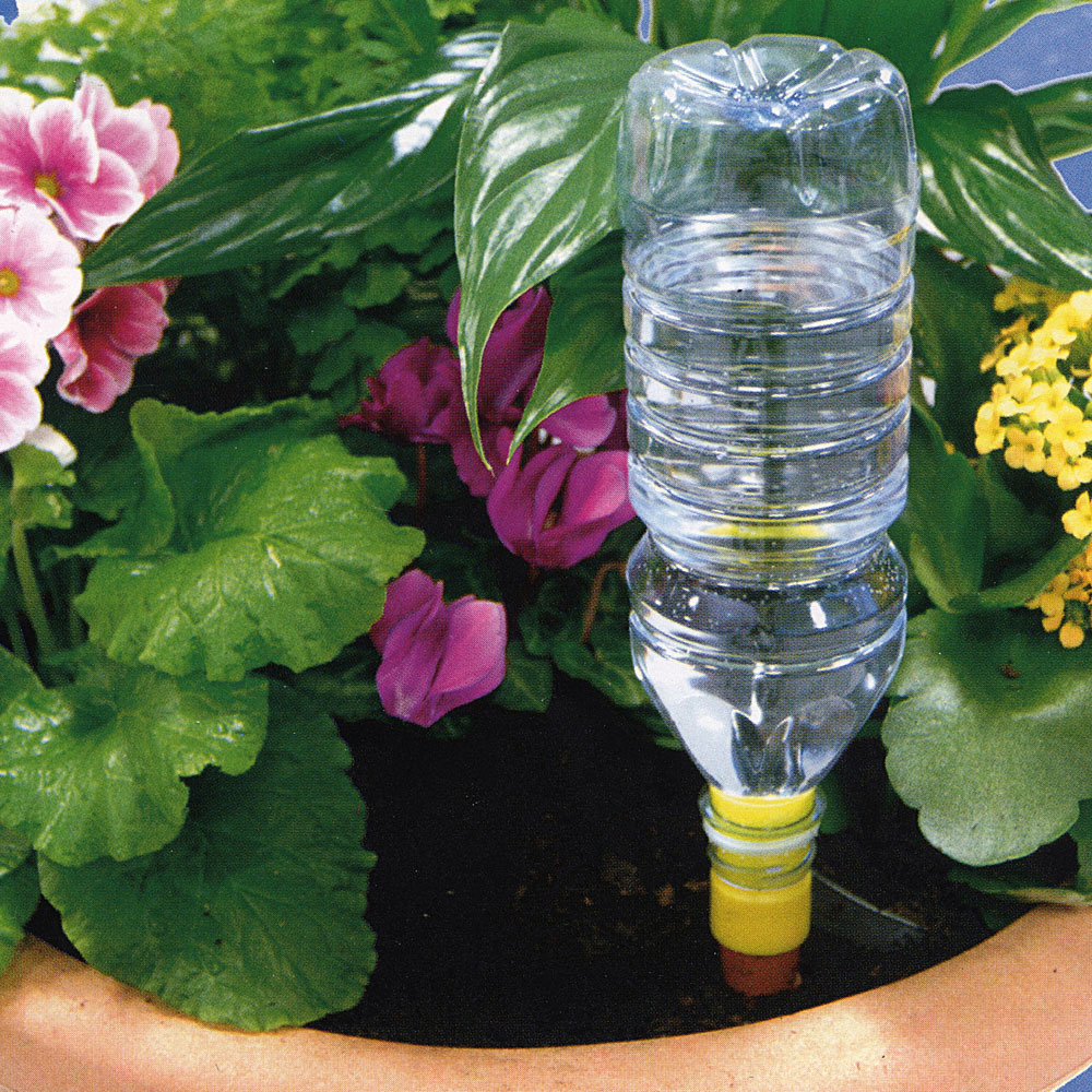 3 irrigatori in coccio per bottiglie, , large