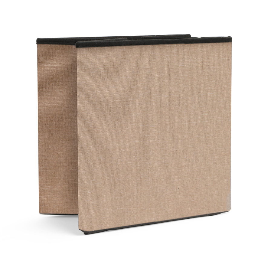 Pouf contenitore cubo pieghevole, , large