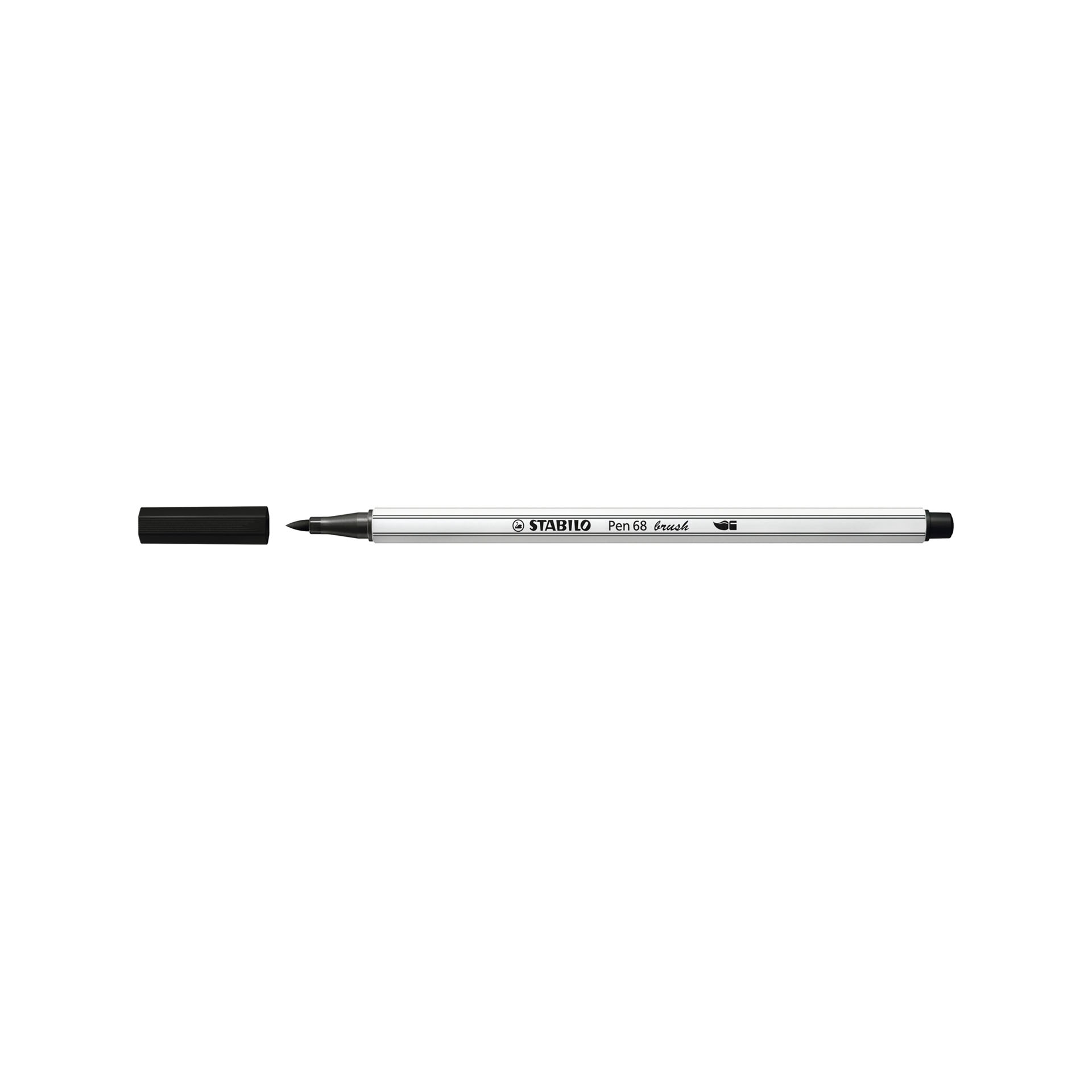 Pennarello Premium con punta a pennello-STABILO Pen 68 brush-Scatola in metallo, , large